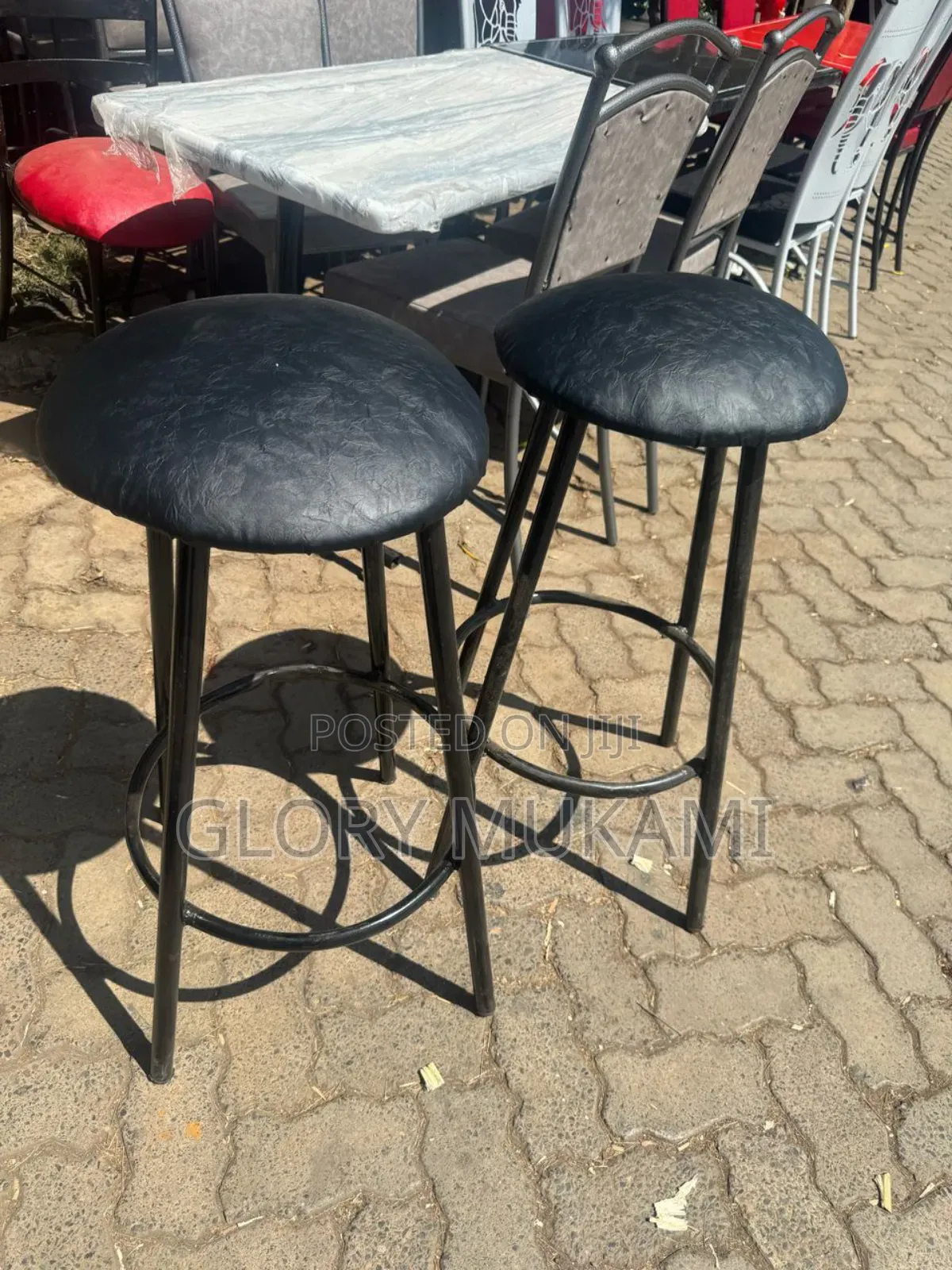 Black Bar Counter Stools
