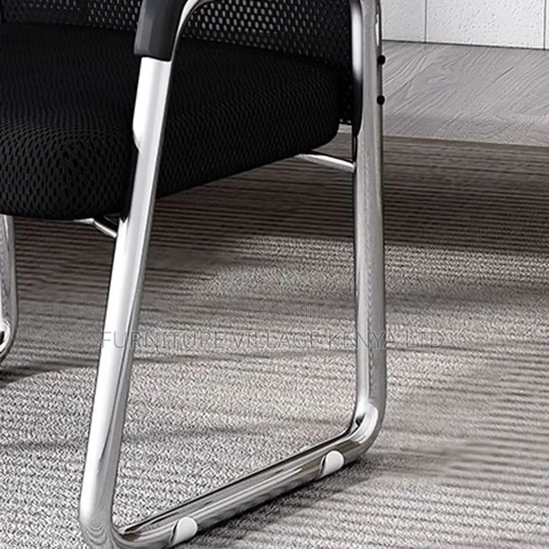 Mesh Office Chair; Conference Style Seating With Armrest