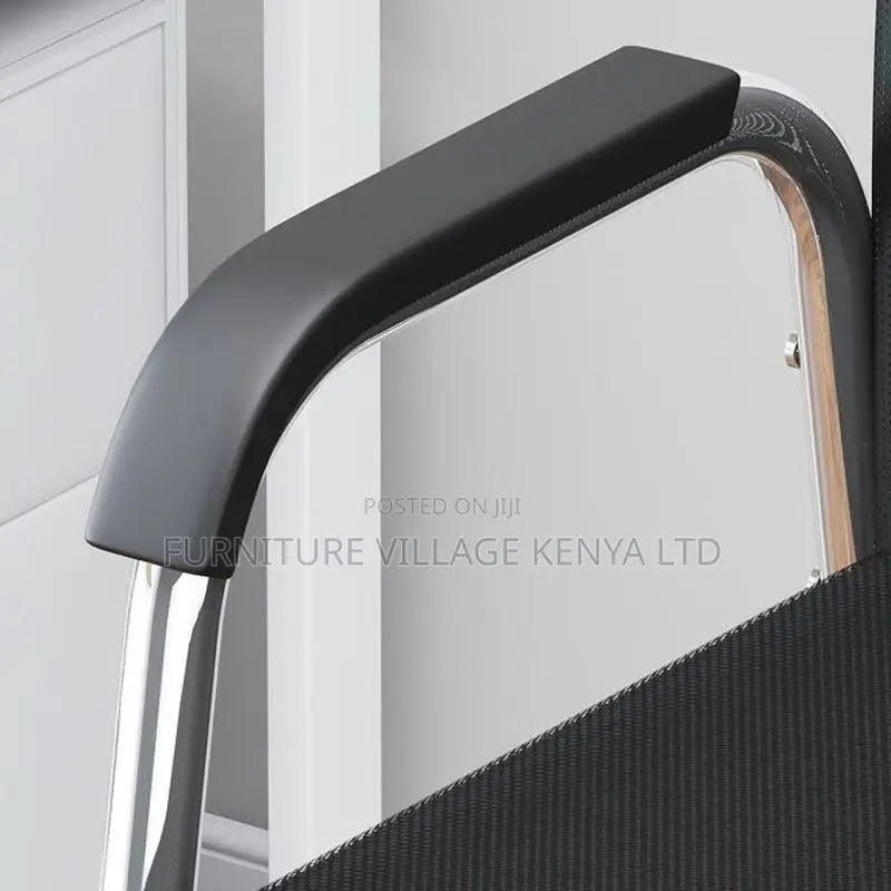 Guest Waiting Seats; Office Mesh Visitor Chair in Black