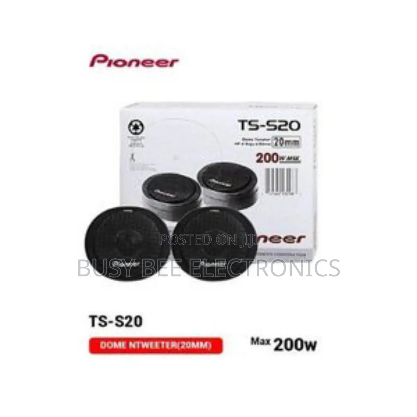 Pioneer Ts 520 High Power Dome Car Music Tweeter