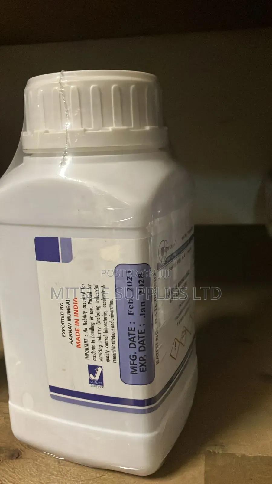 BARIUM HYDROXIDE OCTAHYDRATE 500G for Lab and General Use