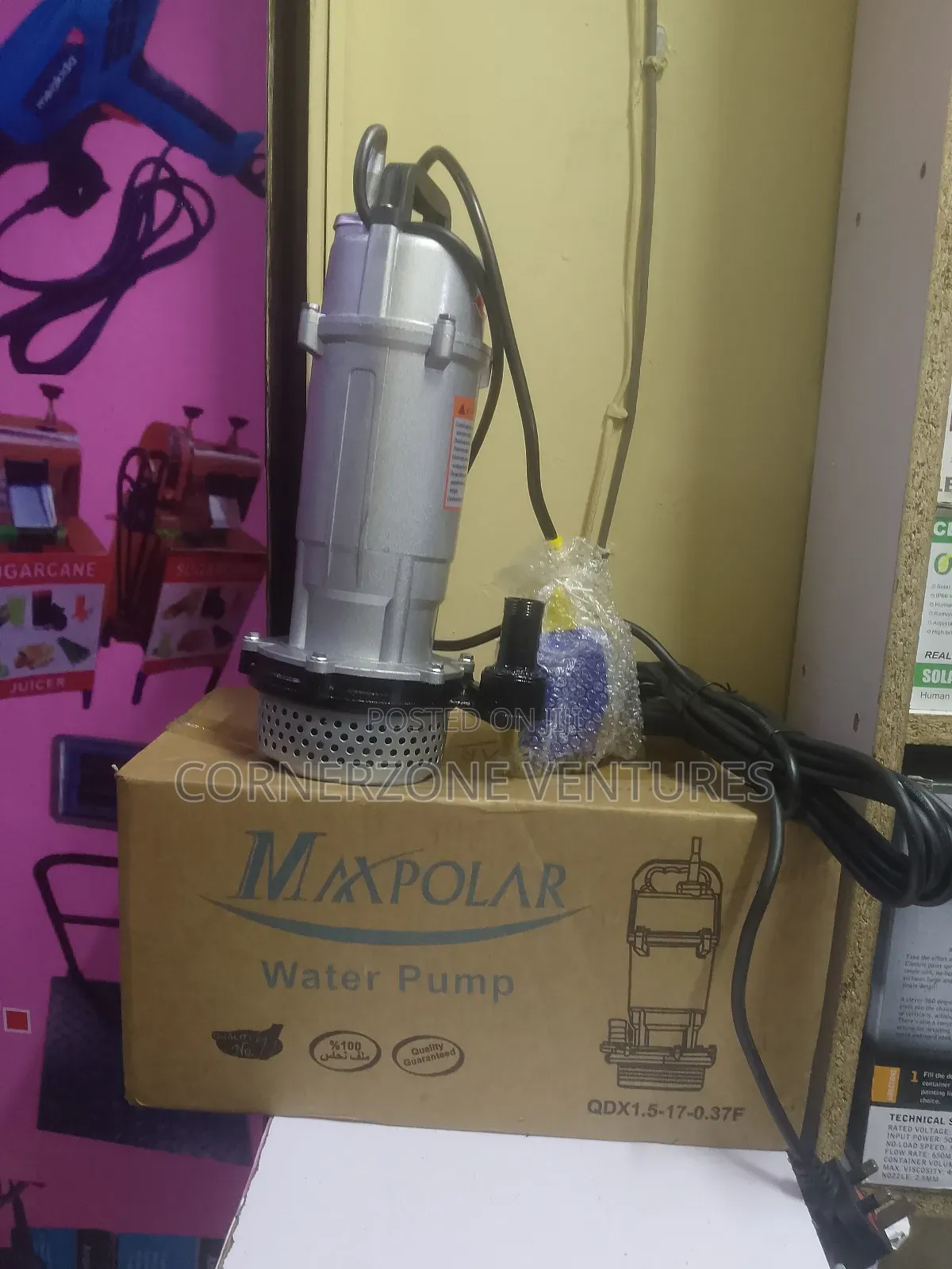 Maxpolar Submersible Water Pump 0.5hp