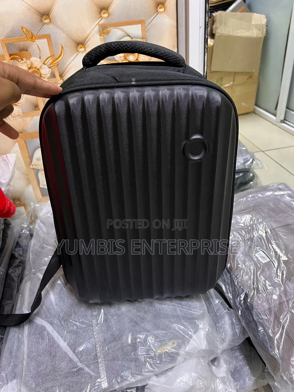 Black Quality --Hard Shelled Backpacks for Laptop