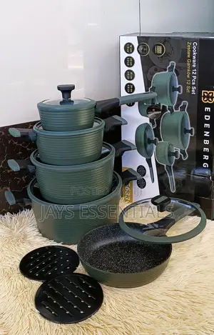 12pc Edenber Nonstick Cooking Pot Set