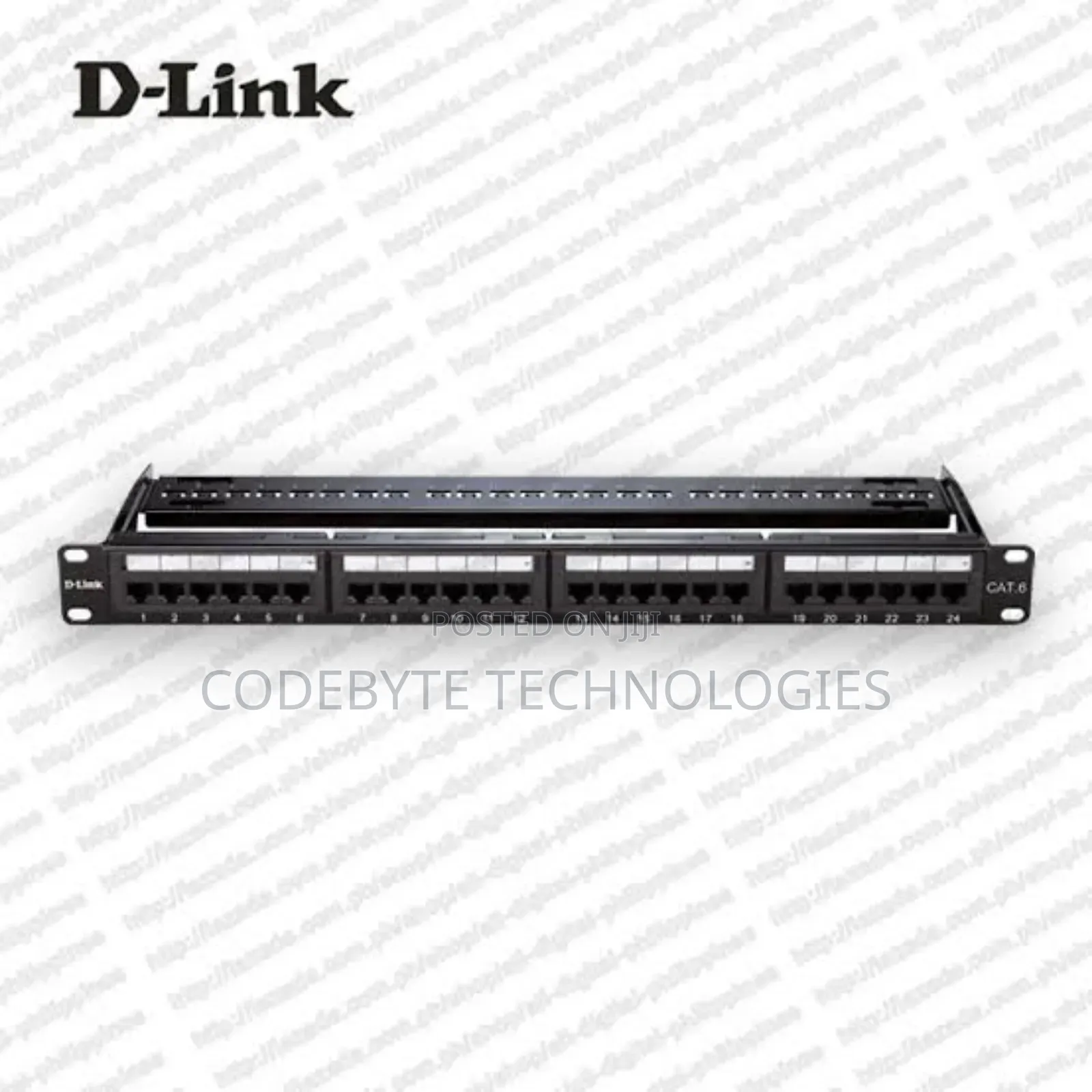 D-Link NPP-C61BLK241 Cat6 24-Port Patch Panel