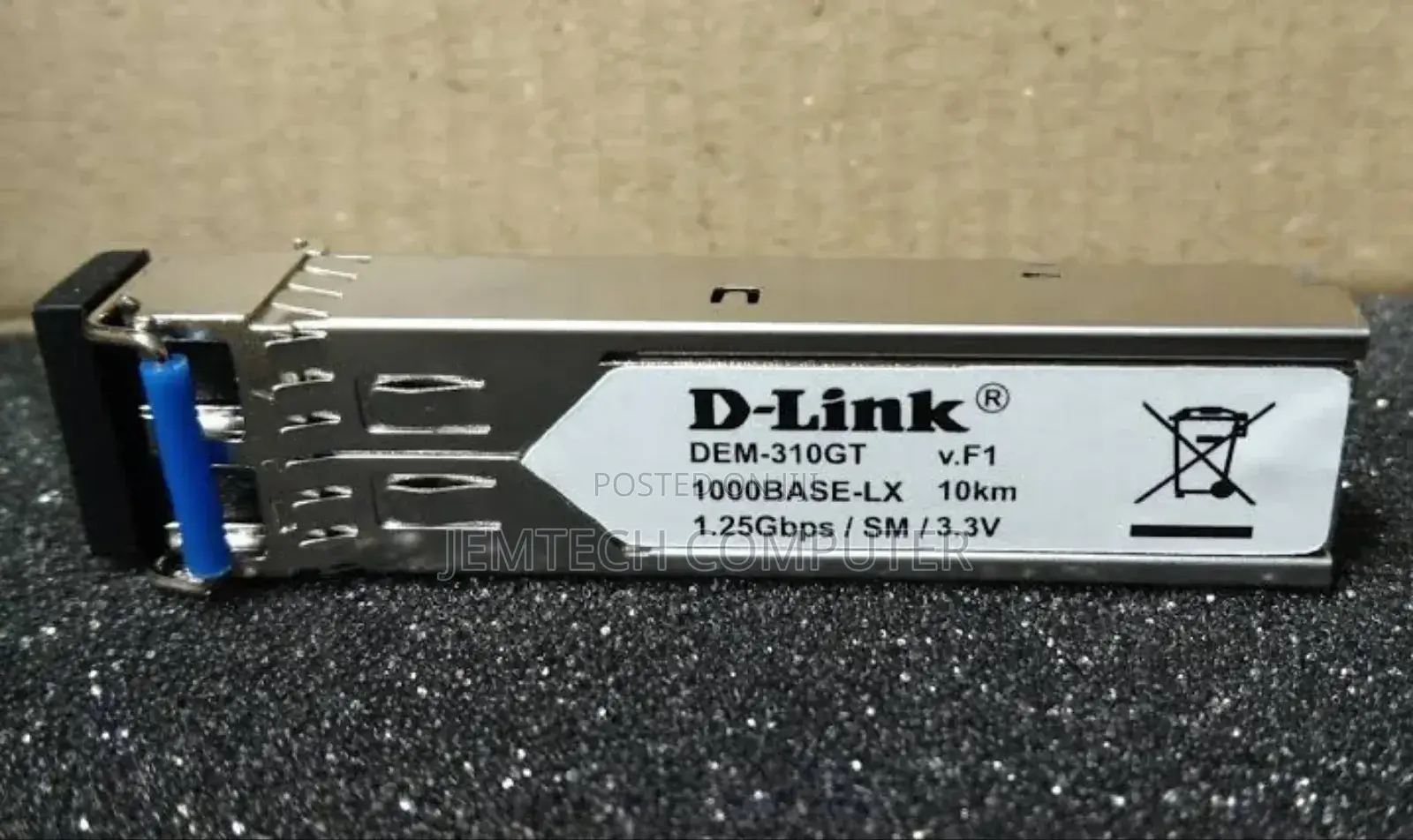 Dlink DEM-310GT 1-Port SFP LX SM Fiber Transceiver 10km