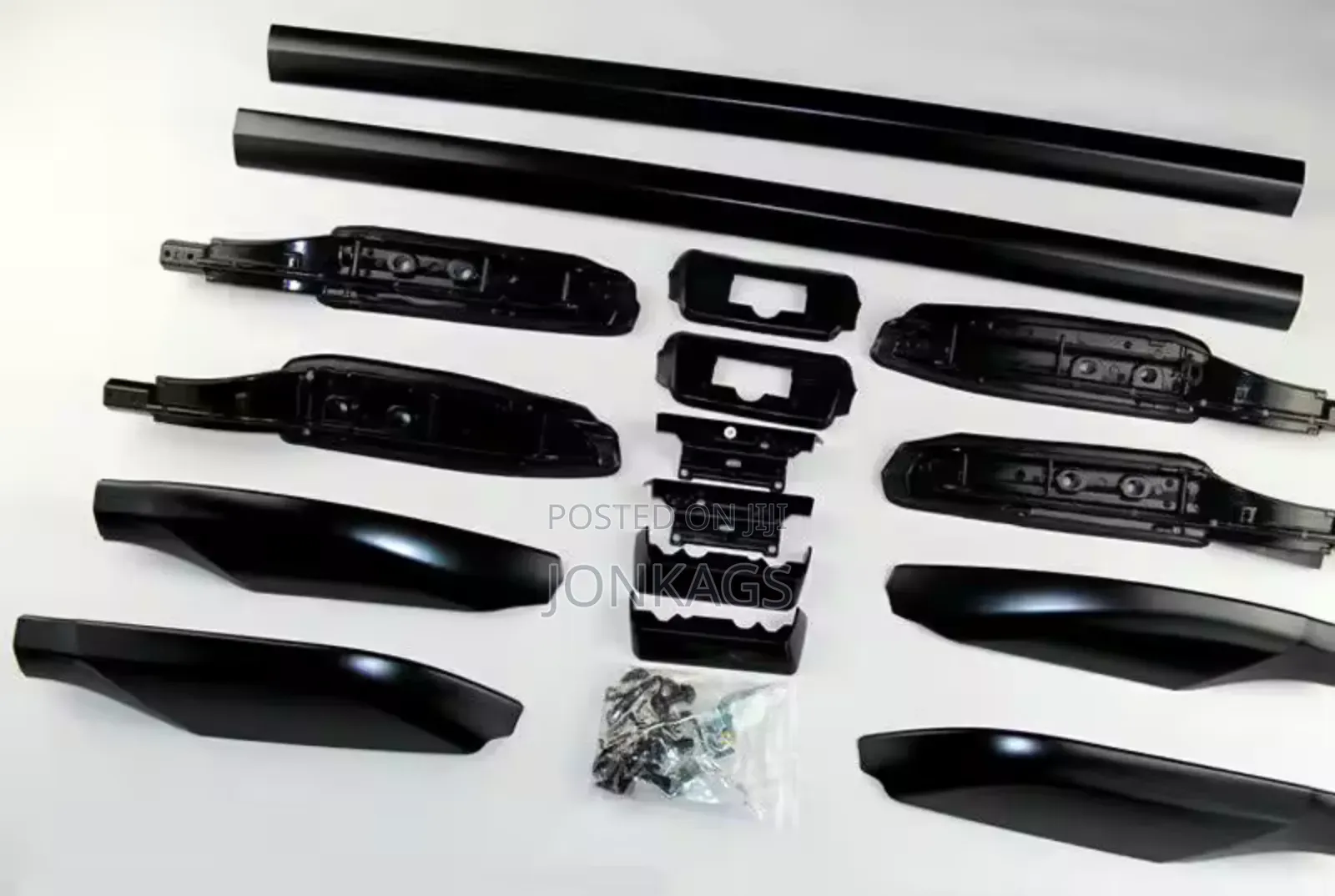 Black Heavy-Duty Racks for Prado 150