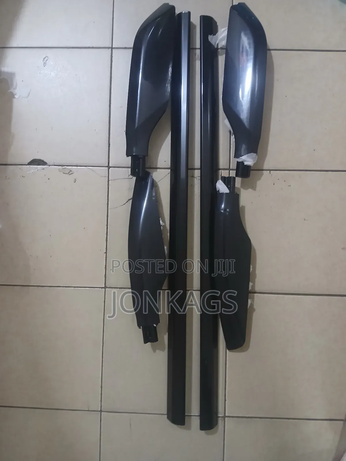 Black Heavy-Duty Racks for Prado 150