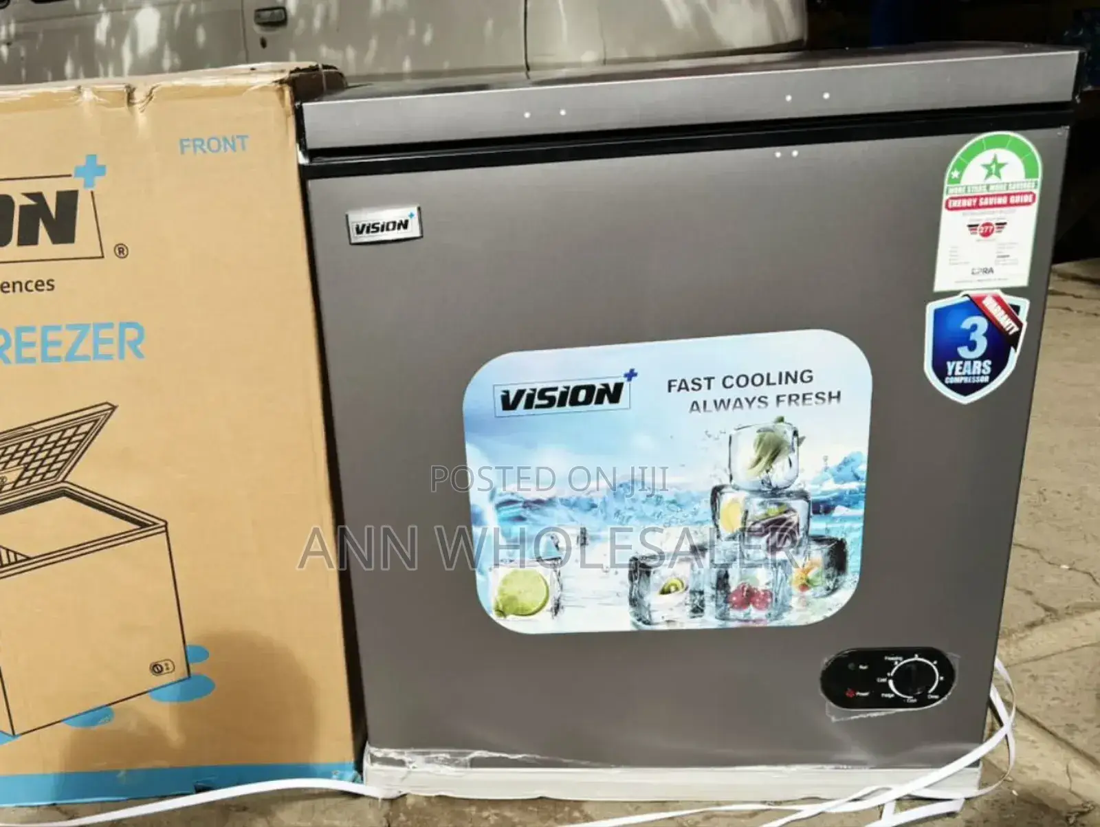Vision Plus Chest Freezer 
200l
*Model-Vpcf200f/98*