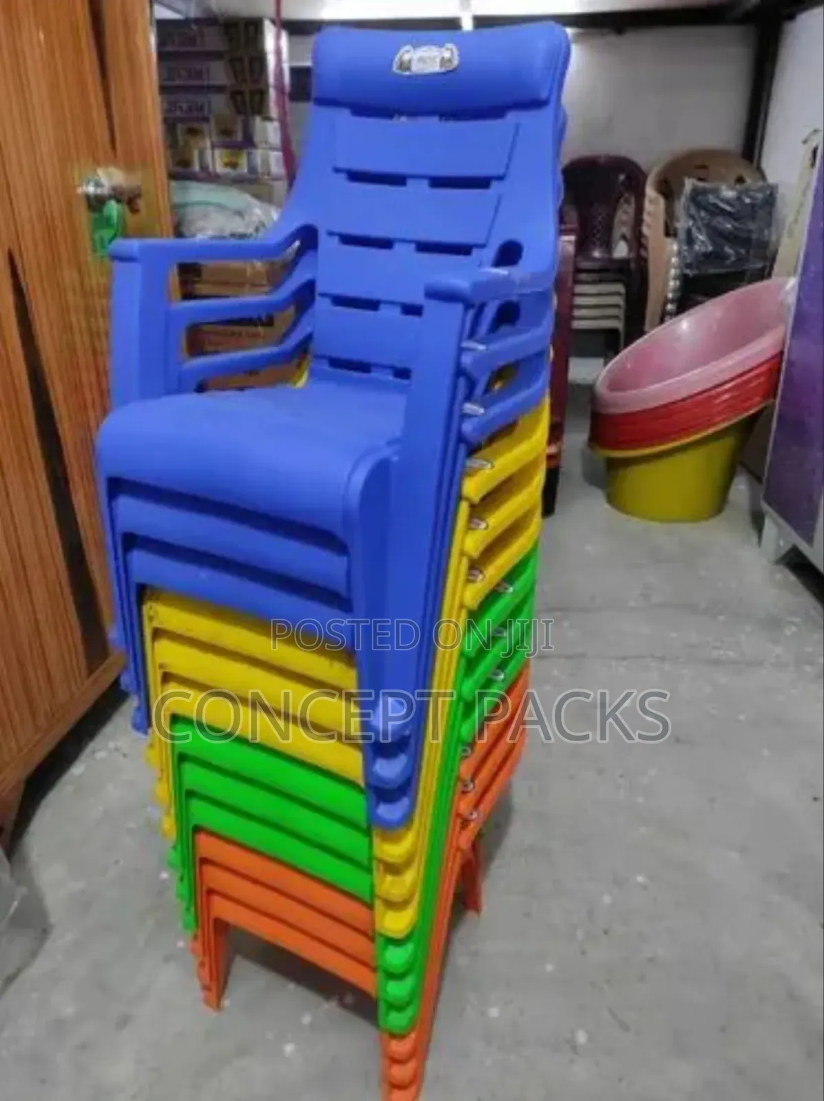 Outdoor Balcony/Porch Recline Plastic Chair Large.