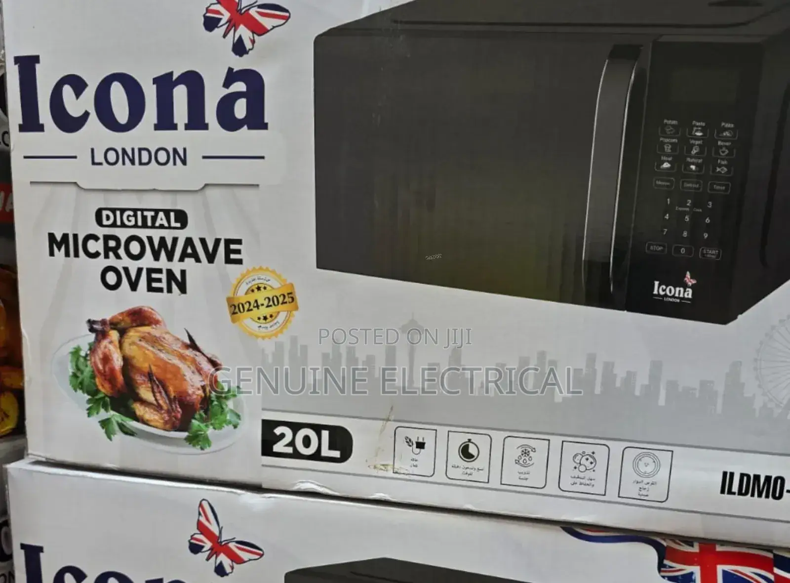 20l Icona Digital Microwave Oven Ic/20lmw