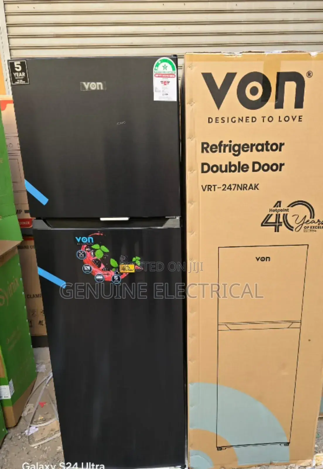 Von 247 Litres Nofrost 2 Door Refrigerator RF/NF