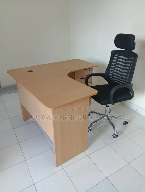 Office Tables:120cm Wooden Curved Simple Office Desk
