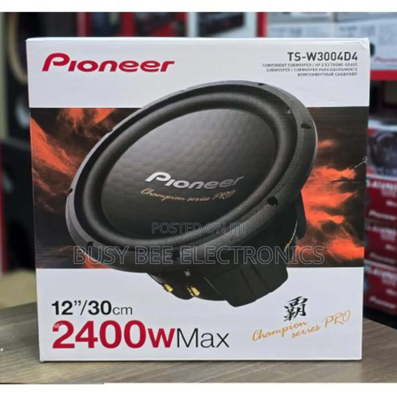 Pioneer 12 Inch 2400wattsts-W3004d4 Powerful Champion Series