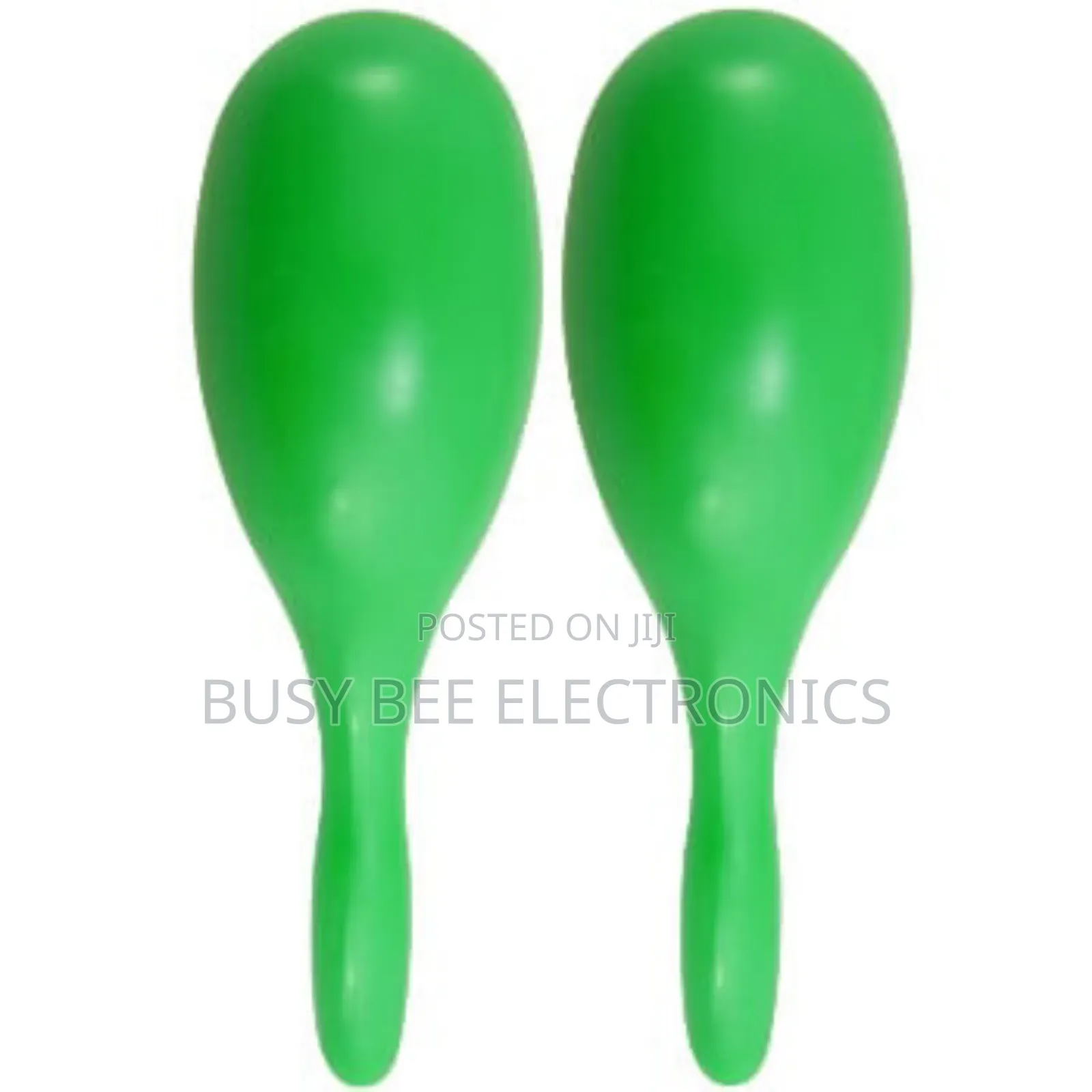 2x Plastic Hand Shakers Maracas