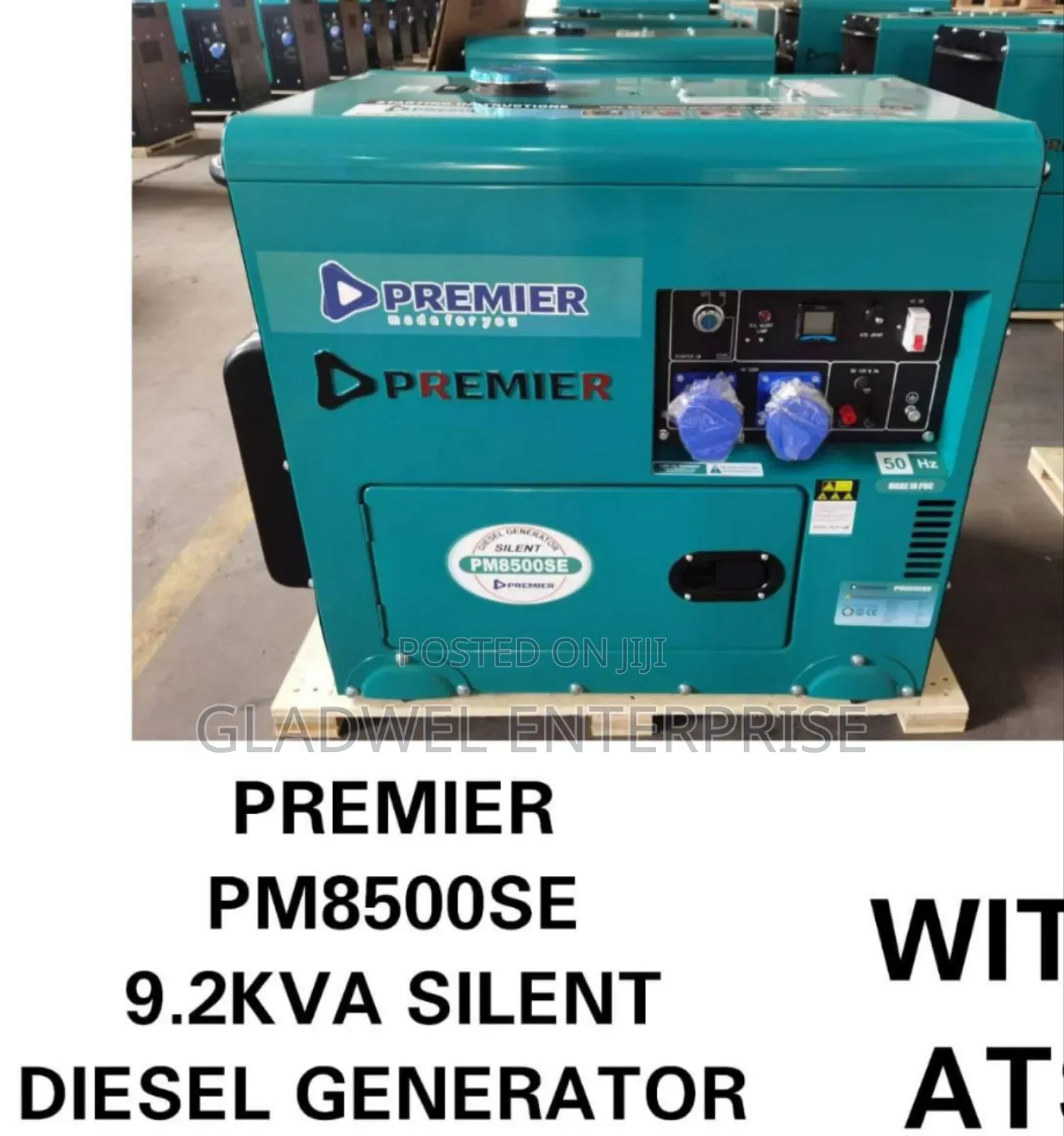 Diesel Generator/Pm 8500SE 9.2KVA Silent