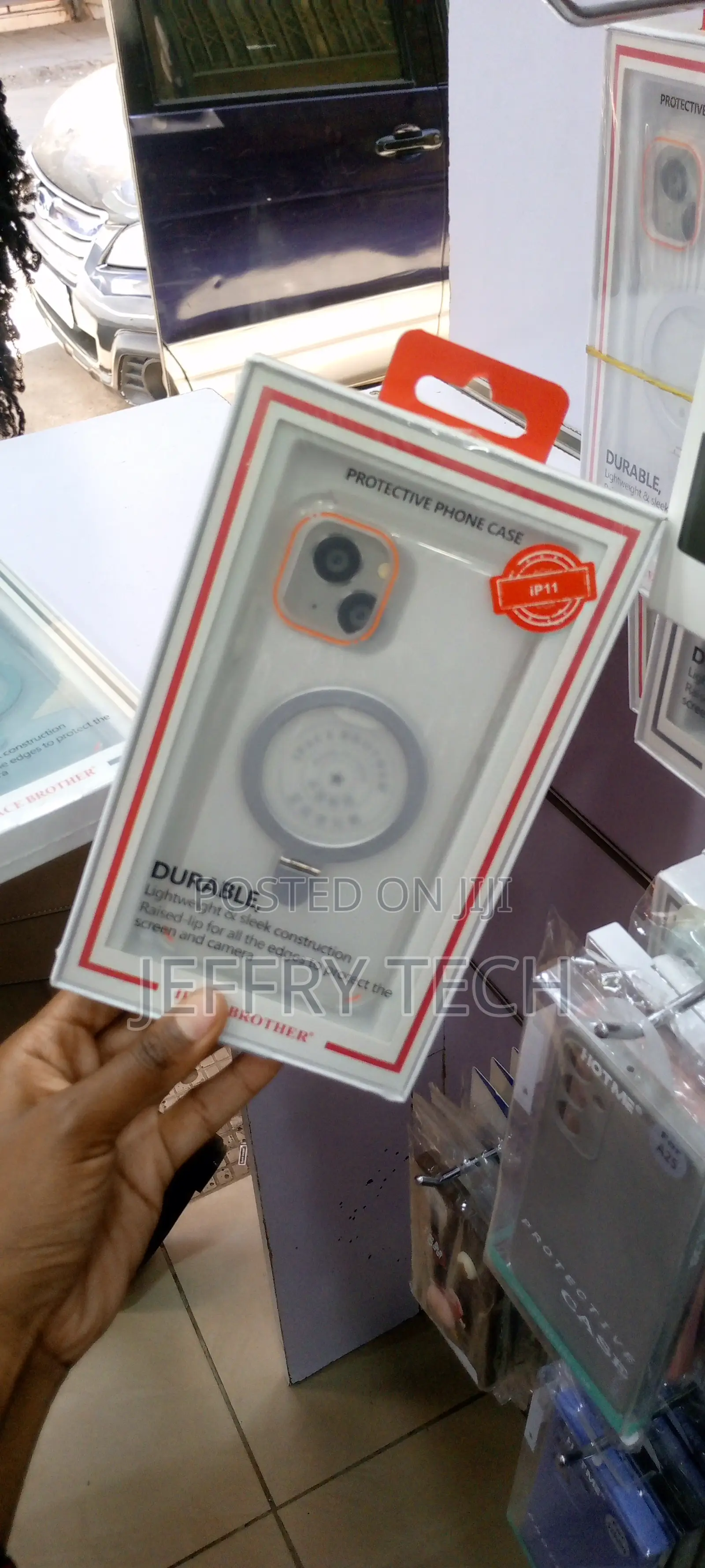 iPhone 11 Magnetic Case With Invisible Stand Clear Cover