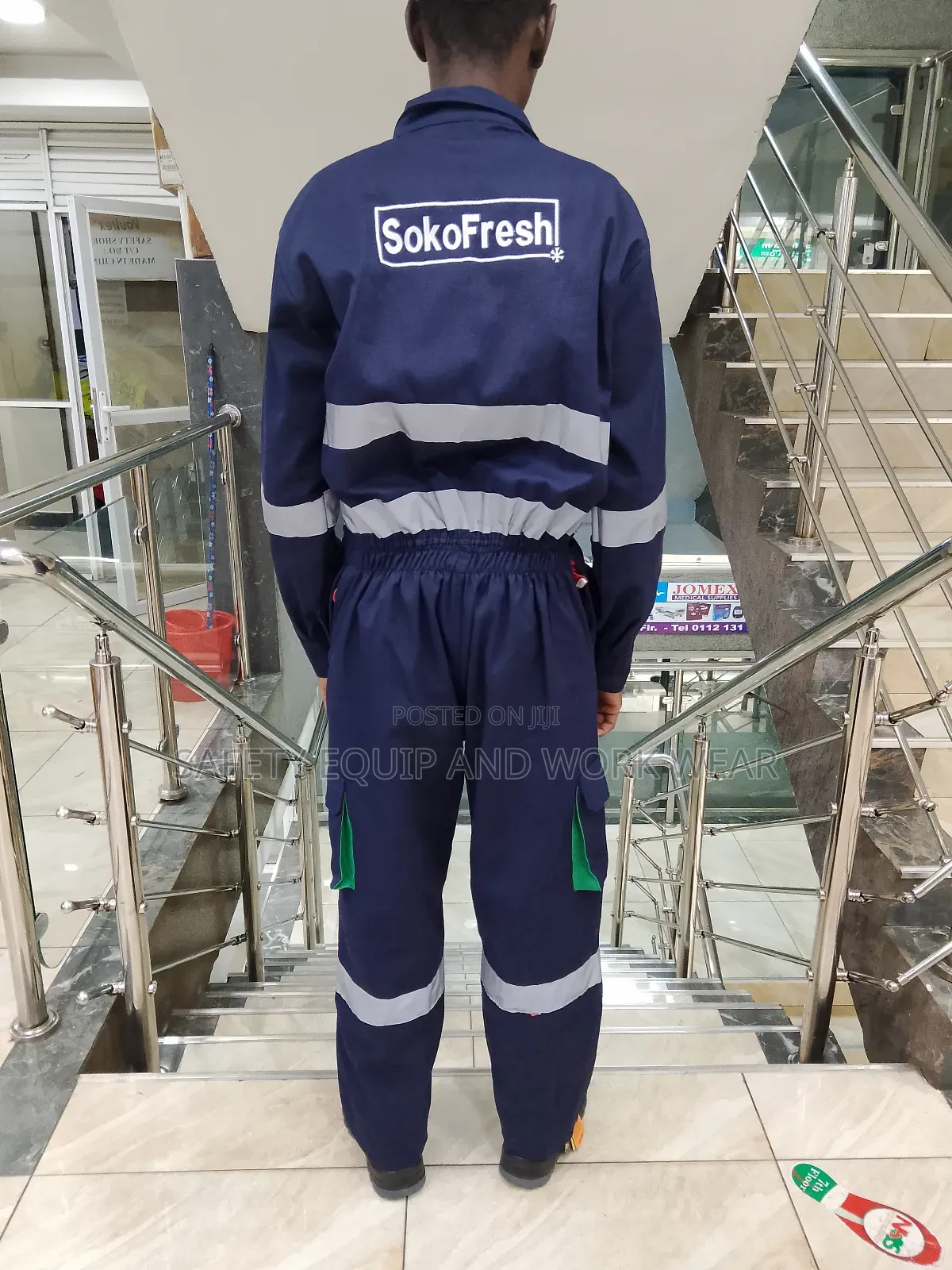 High Visibility Cargo Jumpsuit (Branded)