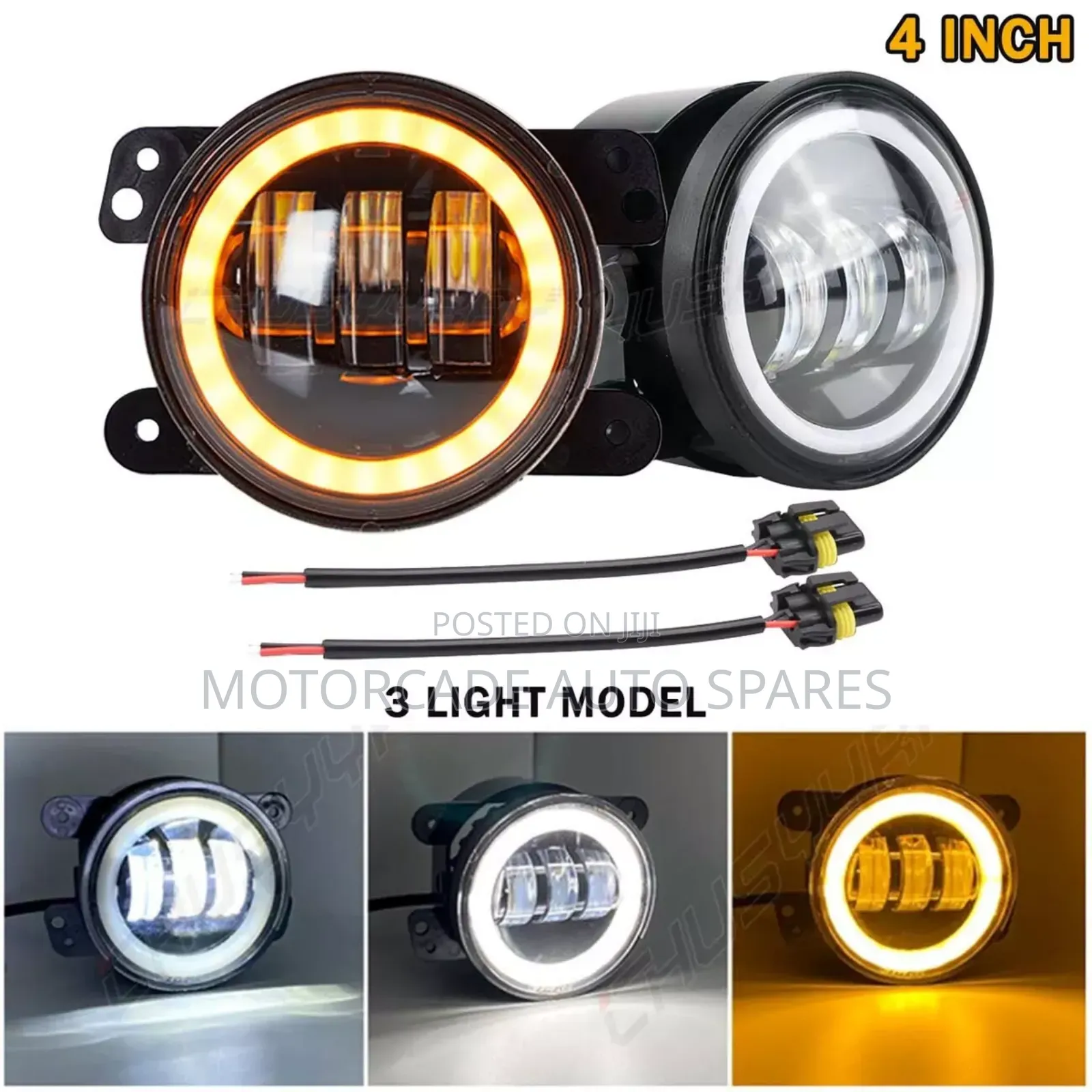 4 Inch Led Two Color Fog Lights Set