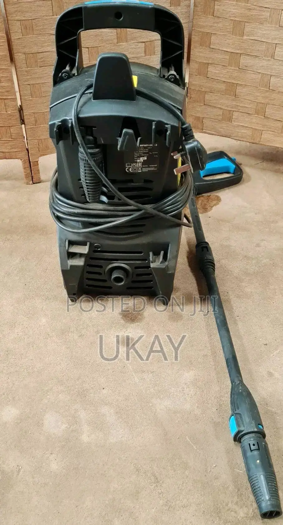 Mac Allister Corded Pressure Washer MPWP100D-3.