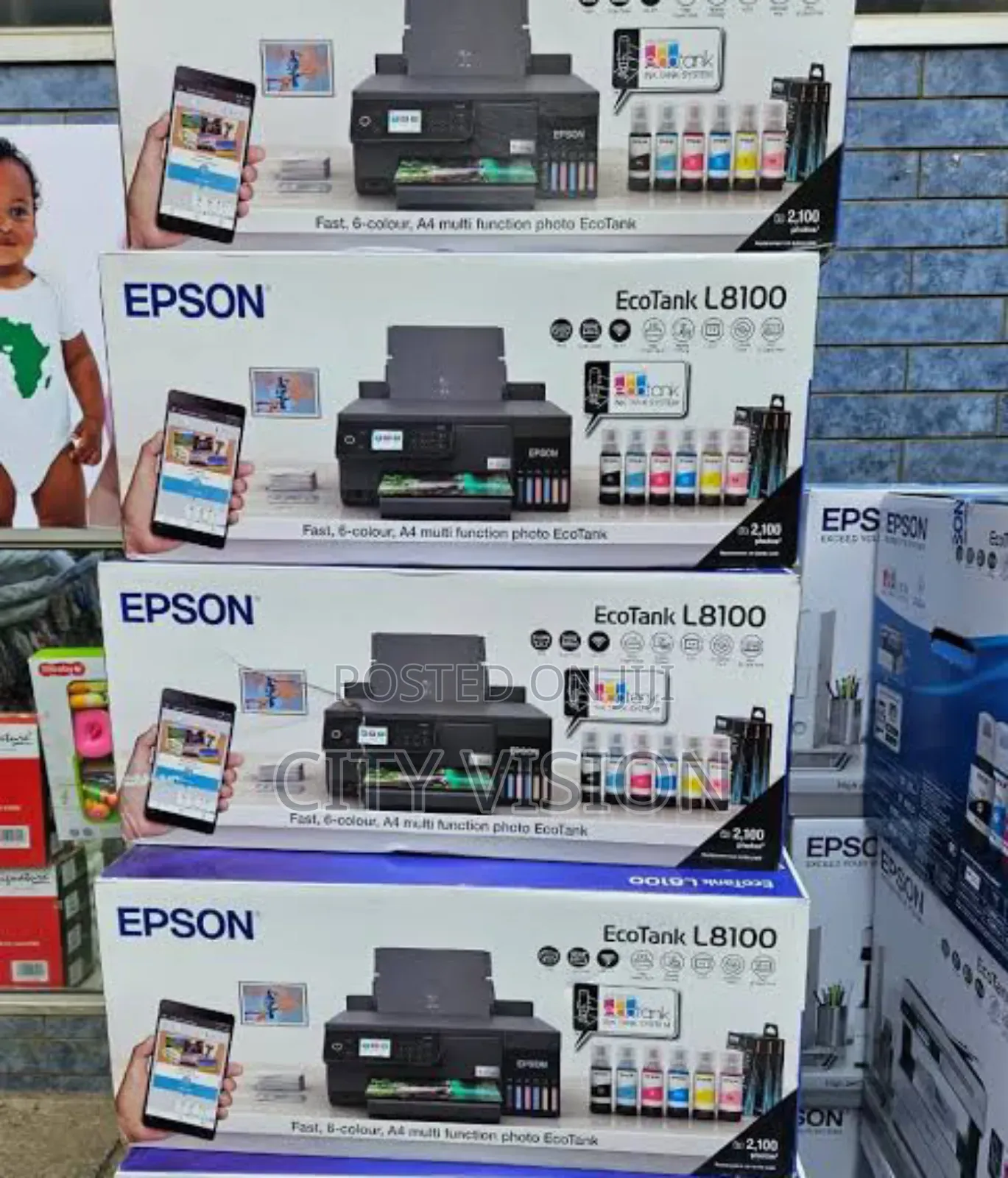 Epson L8100 A4 Photo Printer 6 Colour