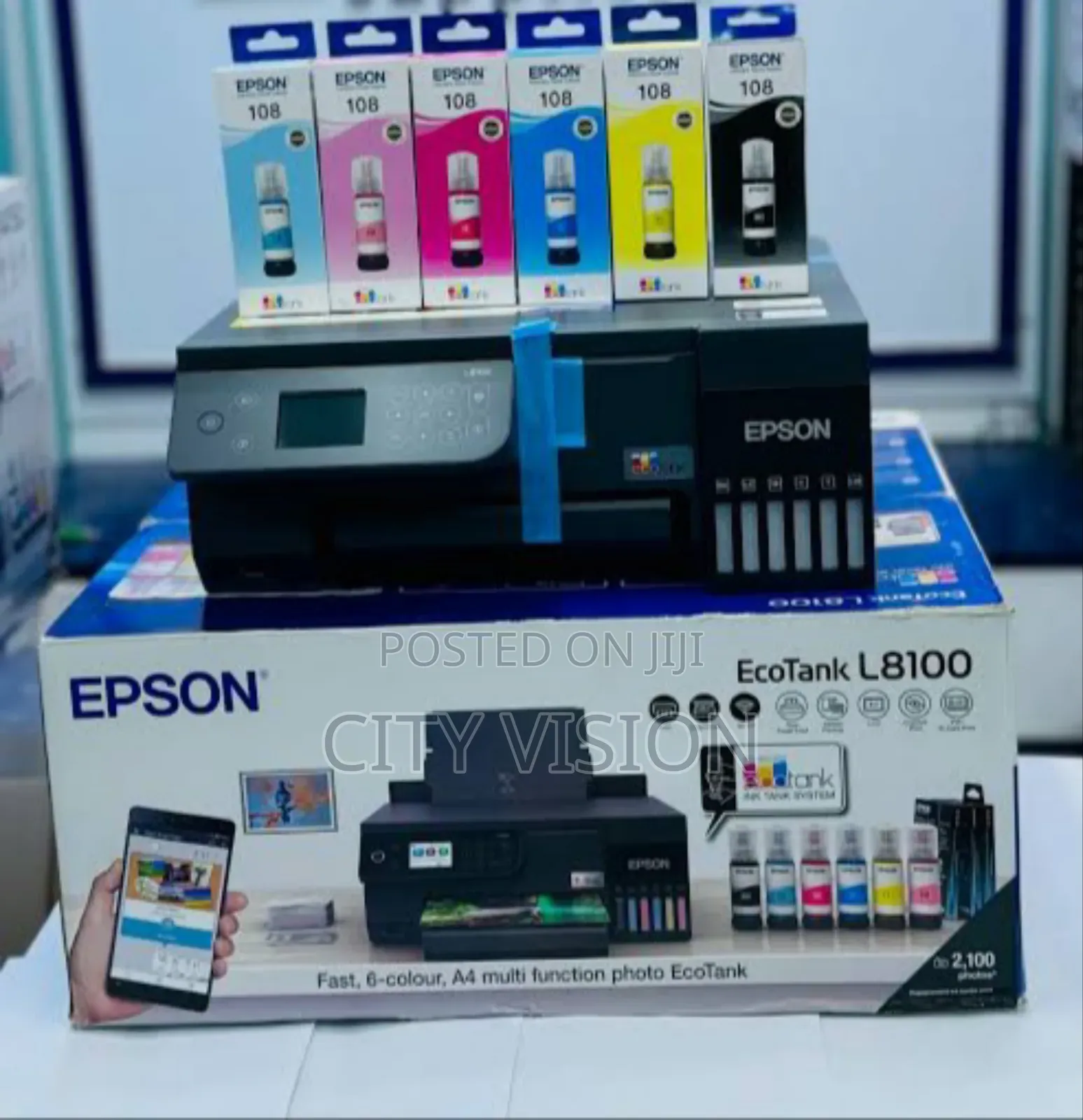 Epson L8100 Photo Printer Replacement for L850 6 Colour Prin