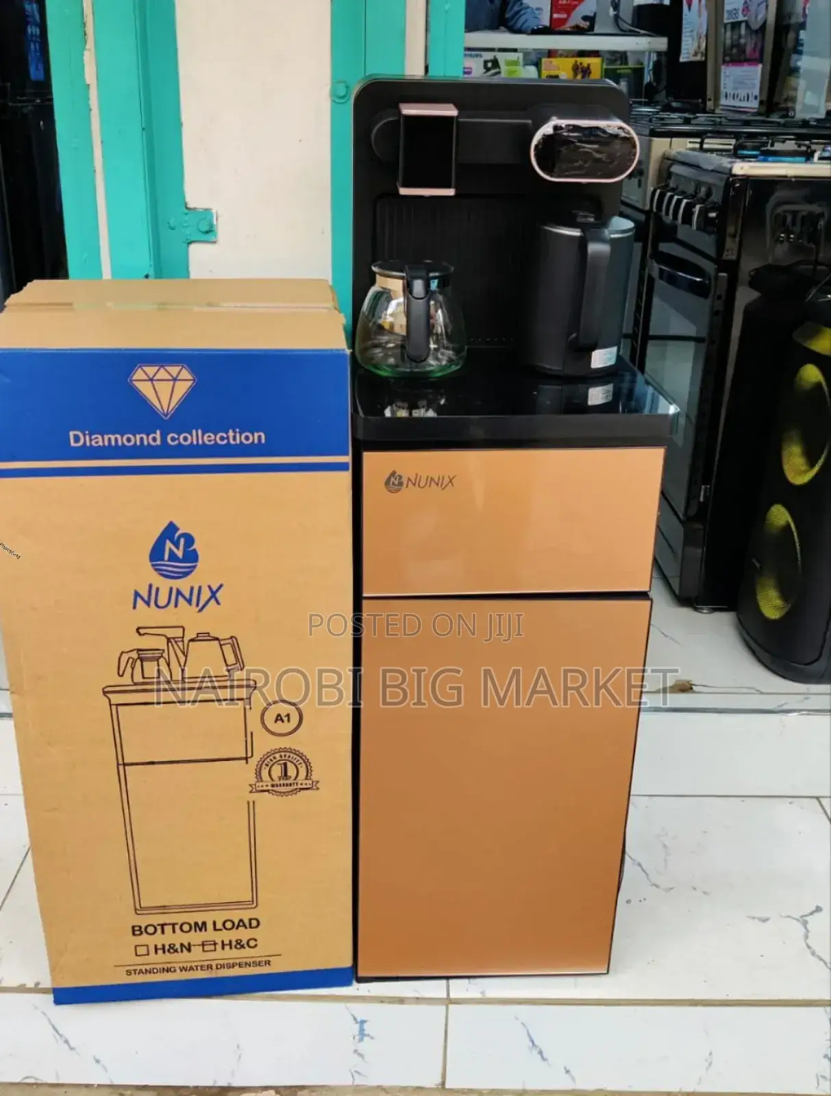 New Model *Nunix Botom Load Dispenser Hot and Cold A1C BL/8