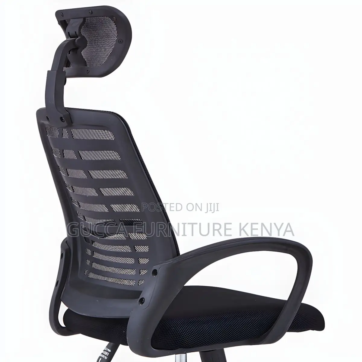Office Chairs: Mesh Ergonomic Headrest Chair With High Back