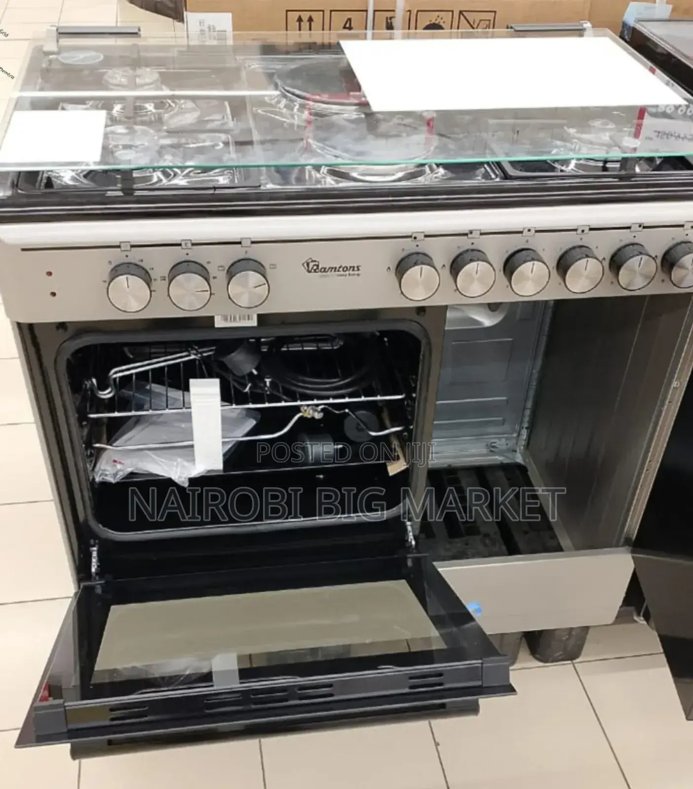 Ramtons RF/496- 60*90 L Cooker ) With Gas Compartment
