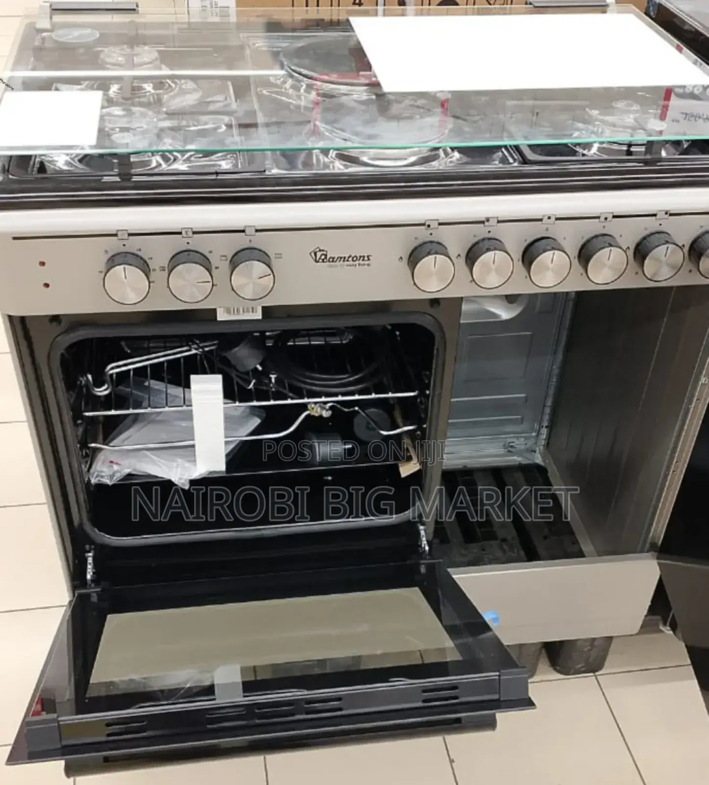 Stainless Steel 60 by 90 Ramtoms -With Gas Compartment RC/98