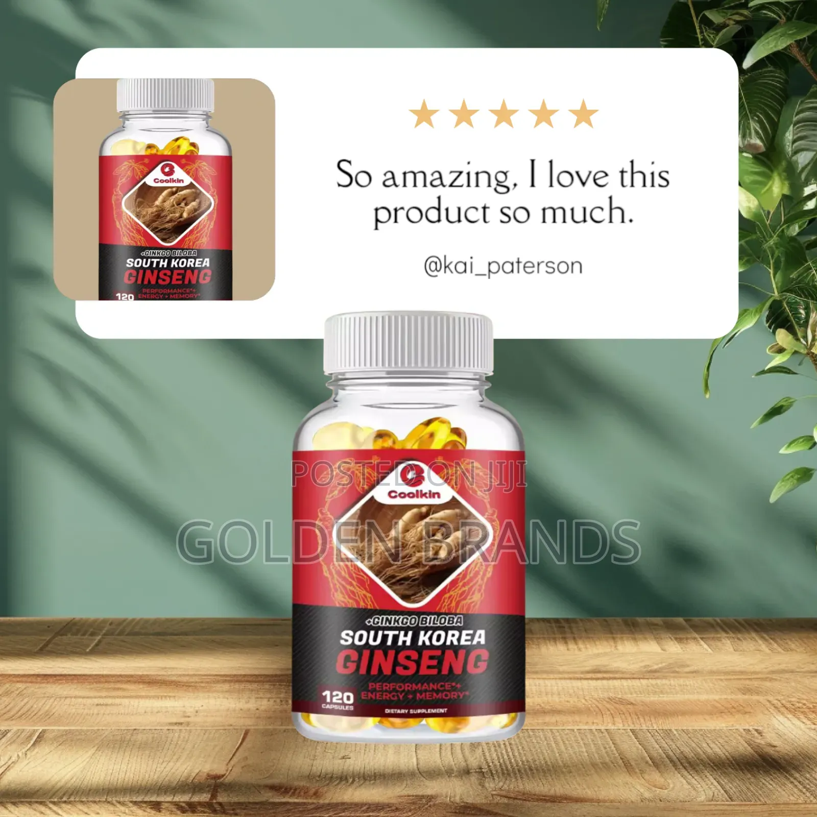 Super Power Men's Booster Korean Ginseng + Ginkgo Biloba