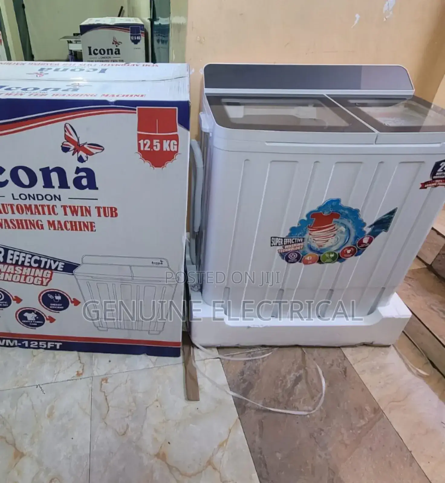 Icona 12.5kgs Tub Washing Machine ICW