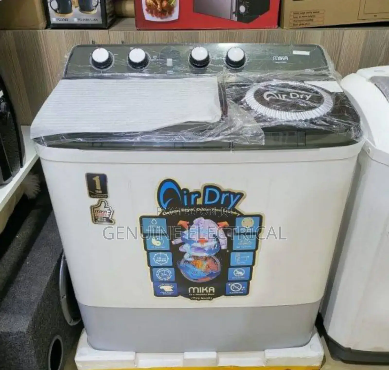 Mika Washing Machine, 10kg - White MWM1