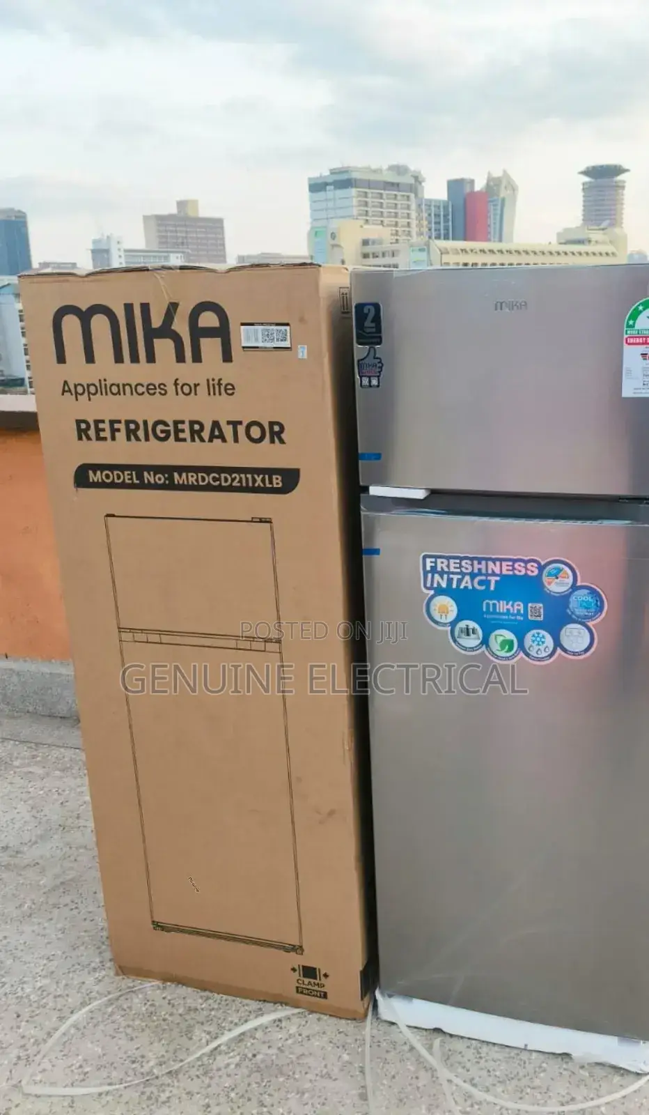 Mika 211ltrs Double Door Refrigerator M211DDL