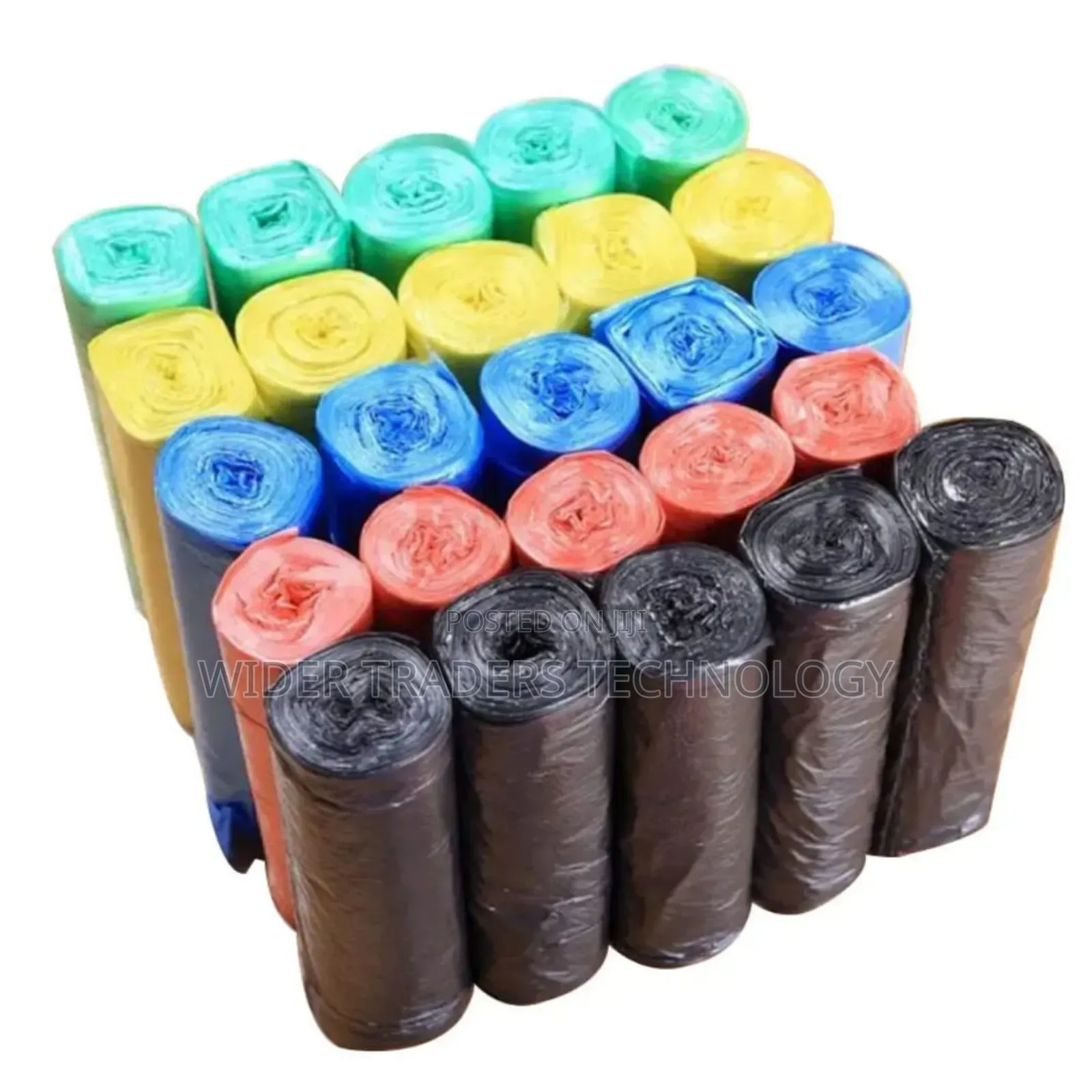 Black Trash/Garbage Bags 
 Set Have 75pcs
Size