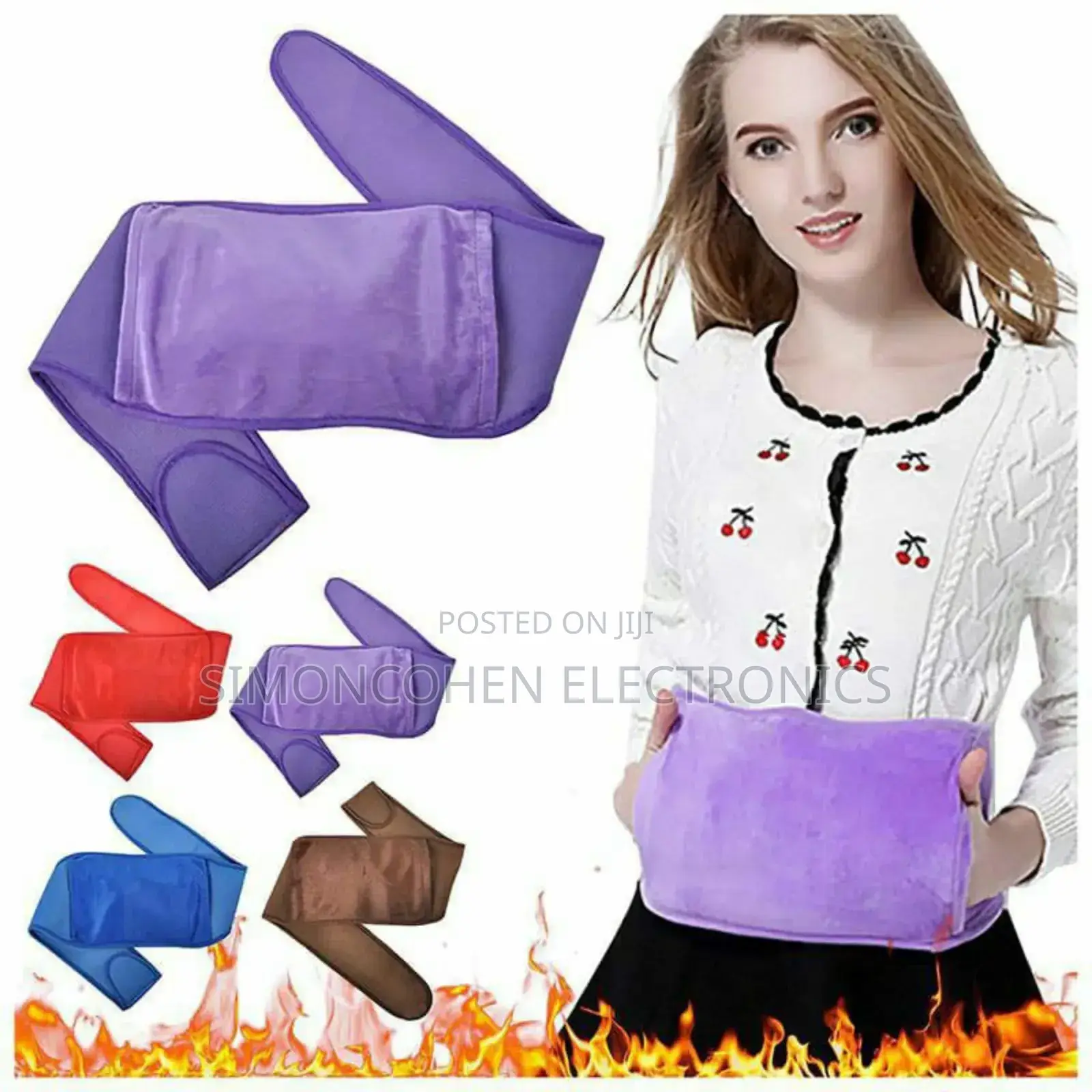 Rechargeable Electric Hot Water Bottle With Strap
