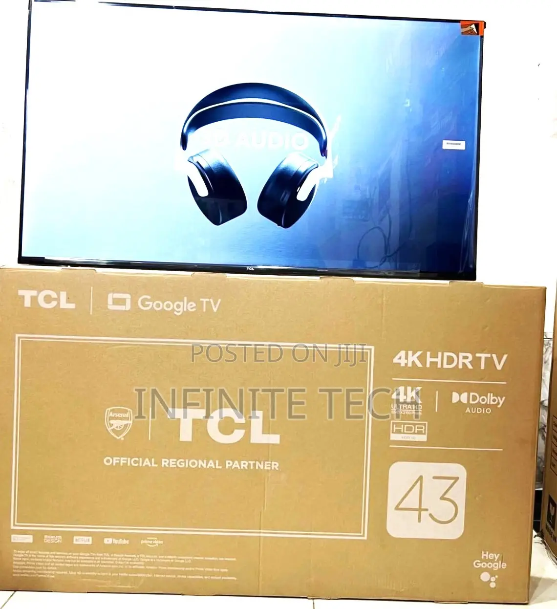 Tcl 43" Qled S5k Series 43sk Smart Google Tv