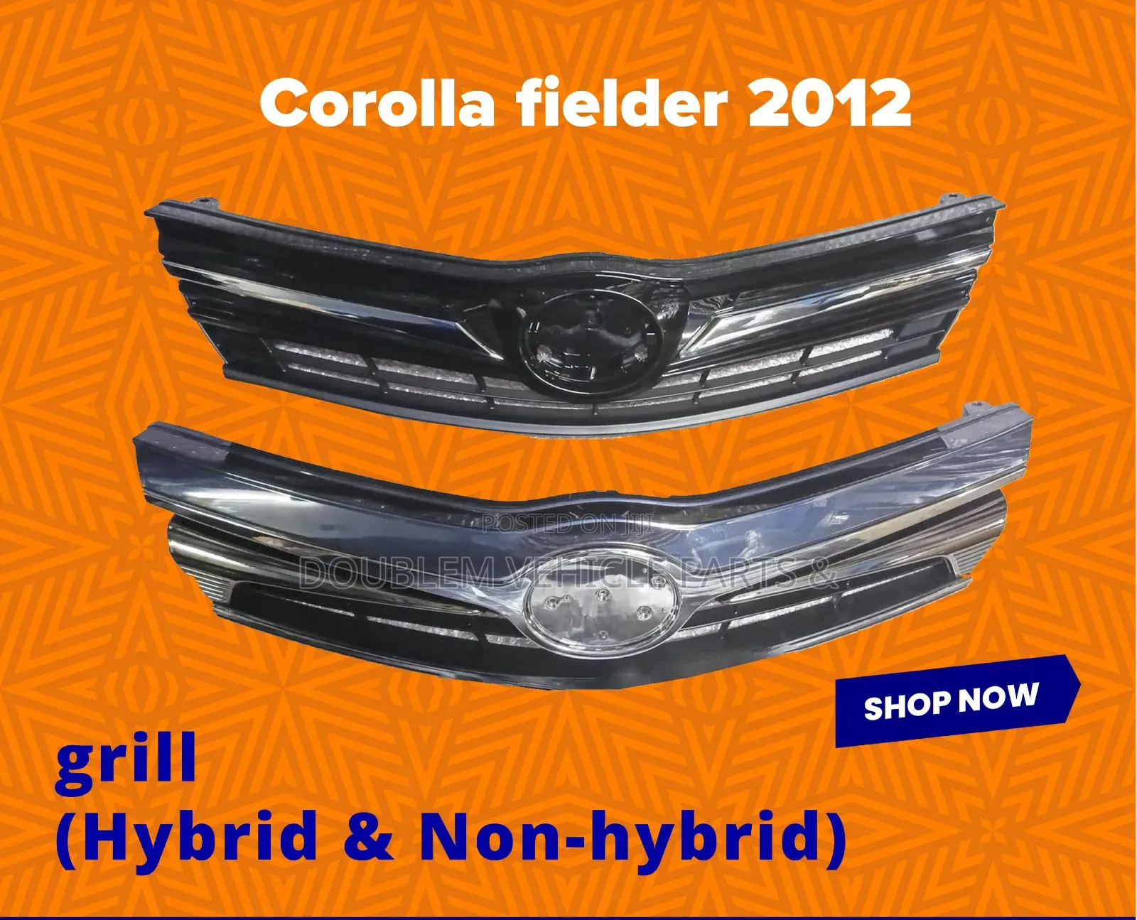 Grill  Corolla Fielder 2012,2013,2014 Hybrid And Non Hybrid