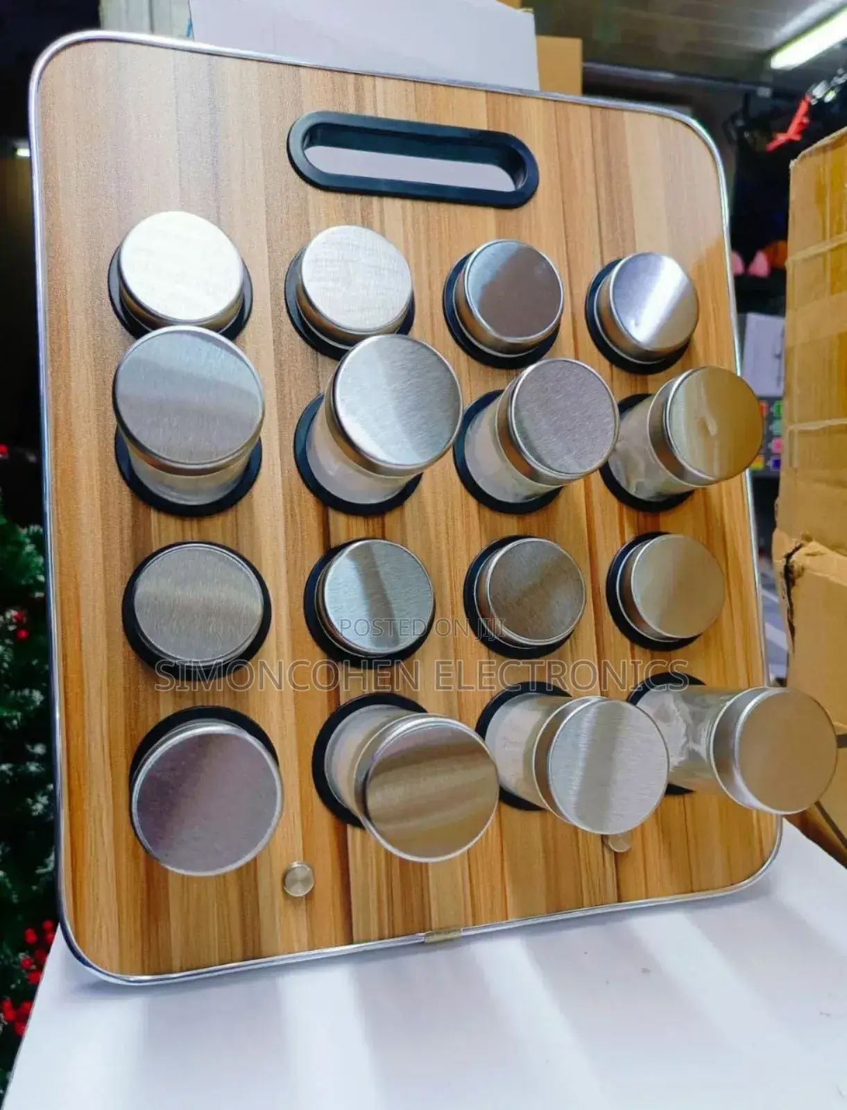 17pcs Spice Jar Set With Stand