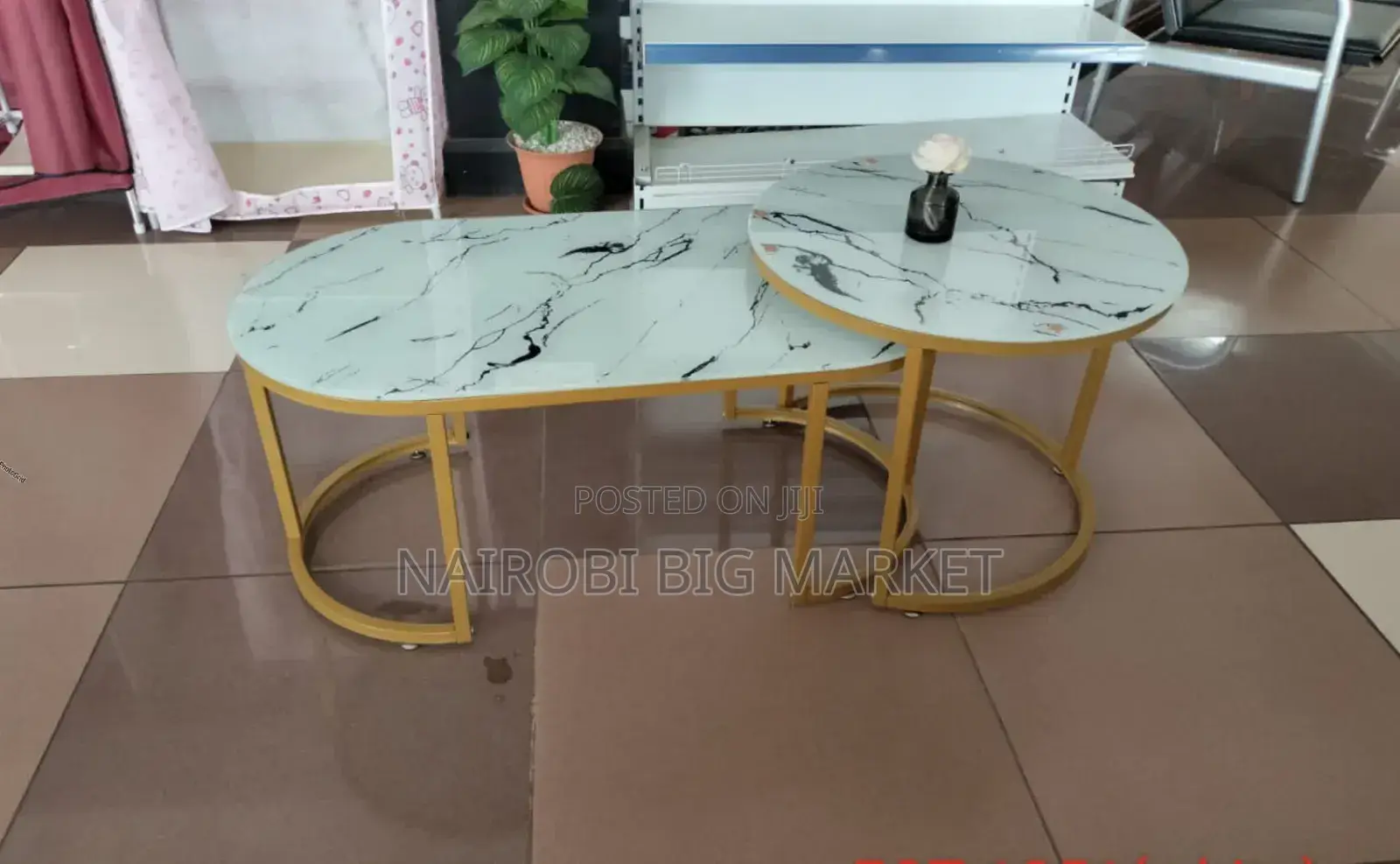 Marble Coffee Table With Glass Effect a/9