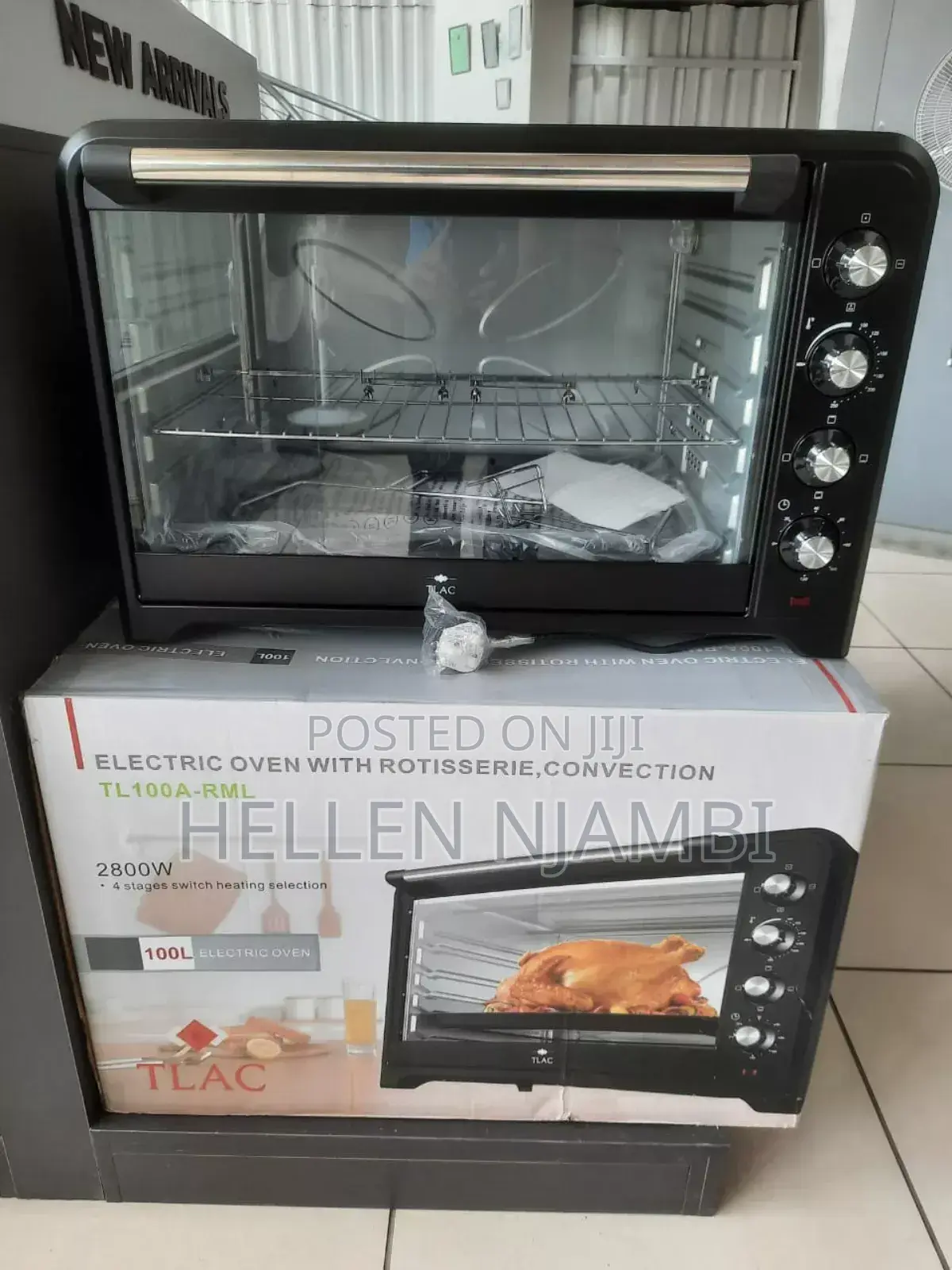 TLAC TL100A-RML 100L Electric Oven With Rotisserie
