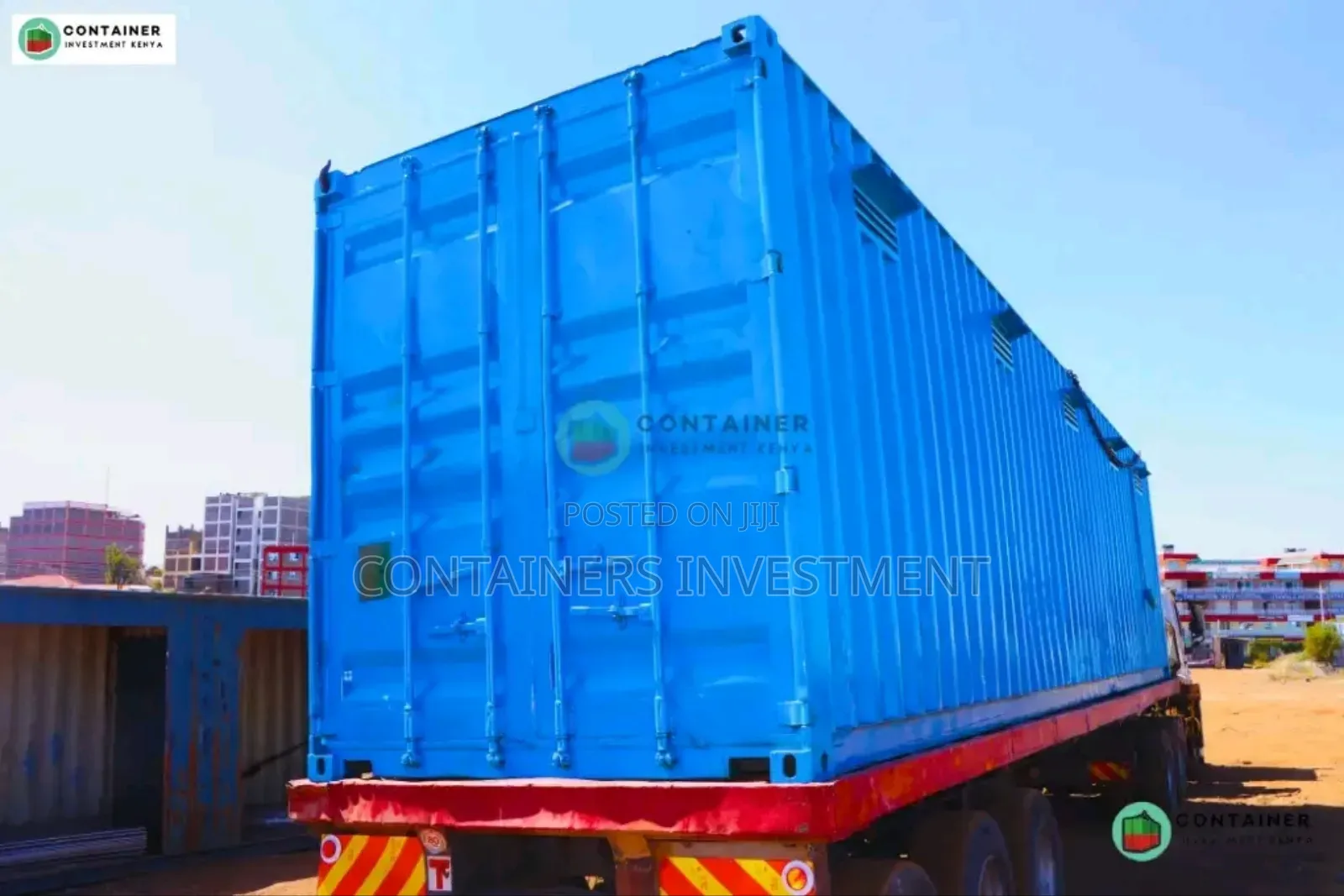 40ft Container Stalls for Sale- Blue, Silver Yellow Combo.