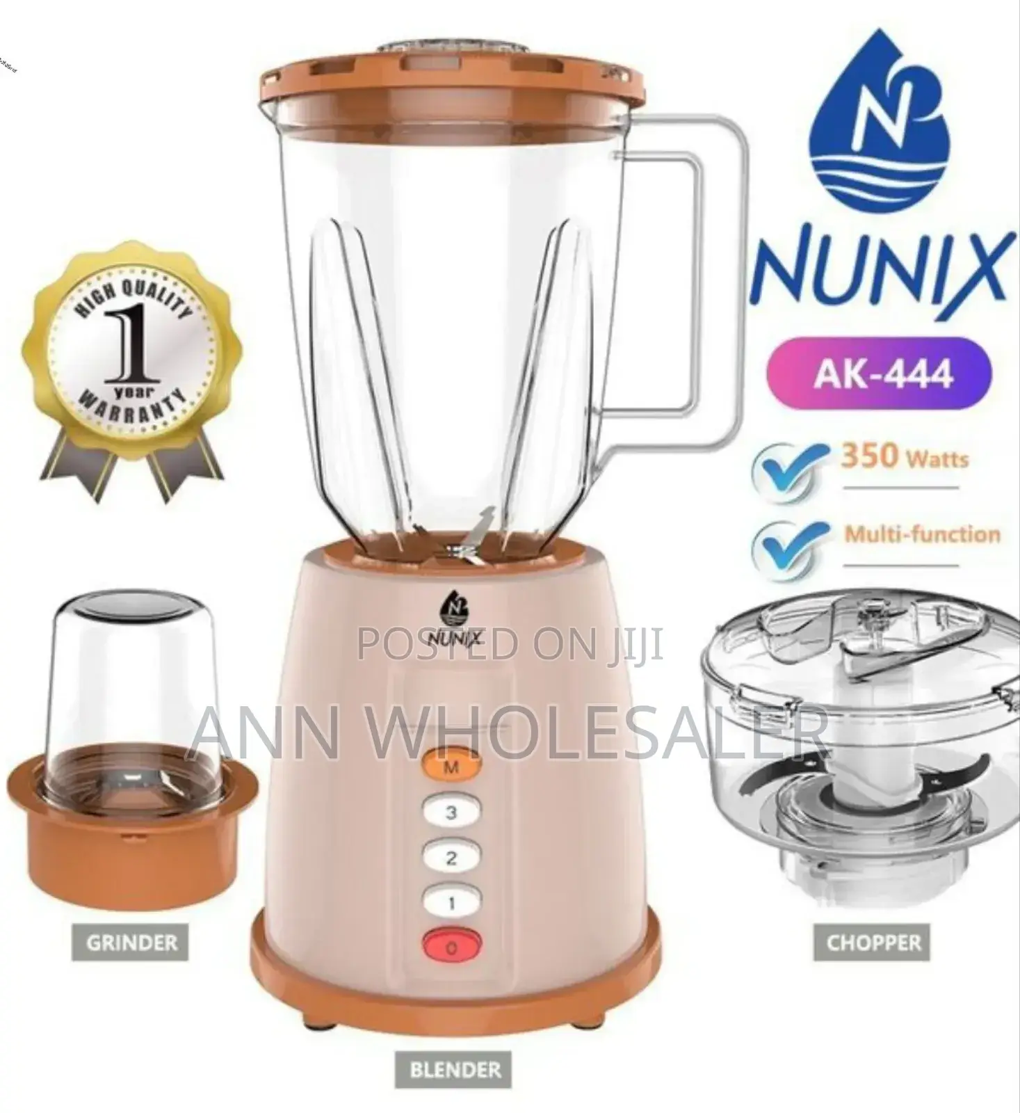3 in 1 Nunix Blender -350watts