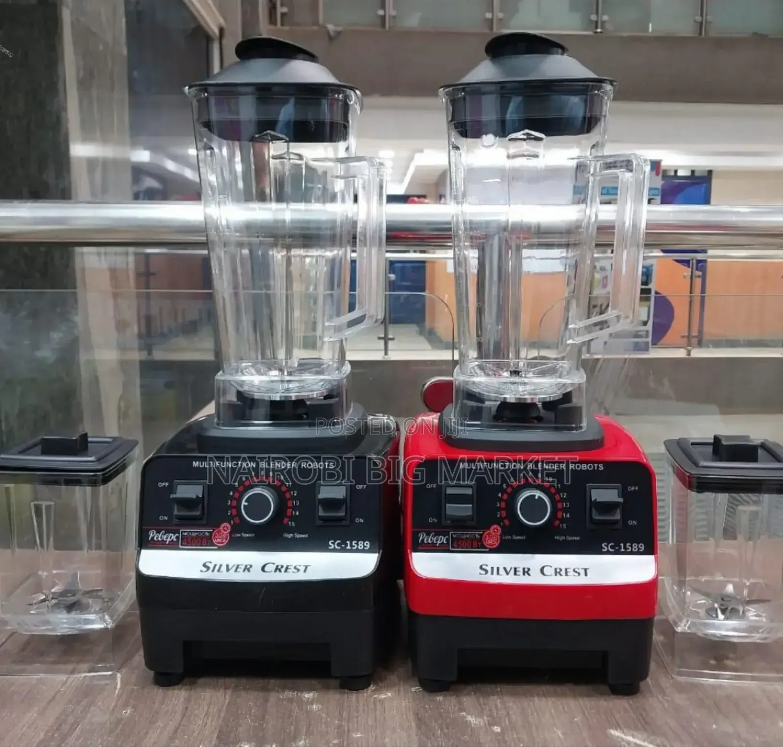With Warranty 2 in 1 Silver Crest Blender
