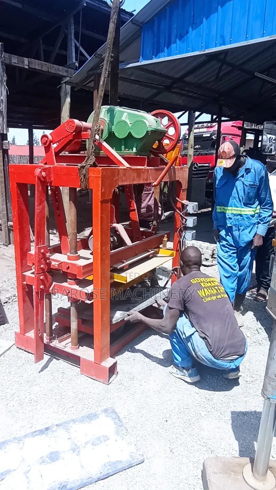 Concrete Block Making Machine