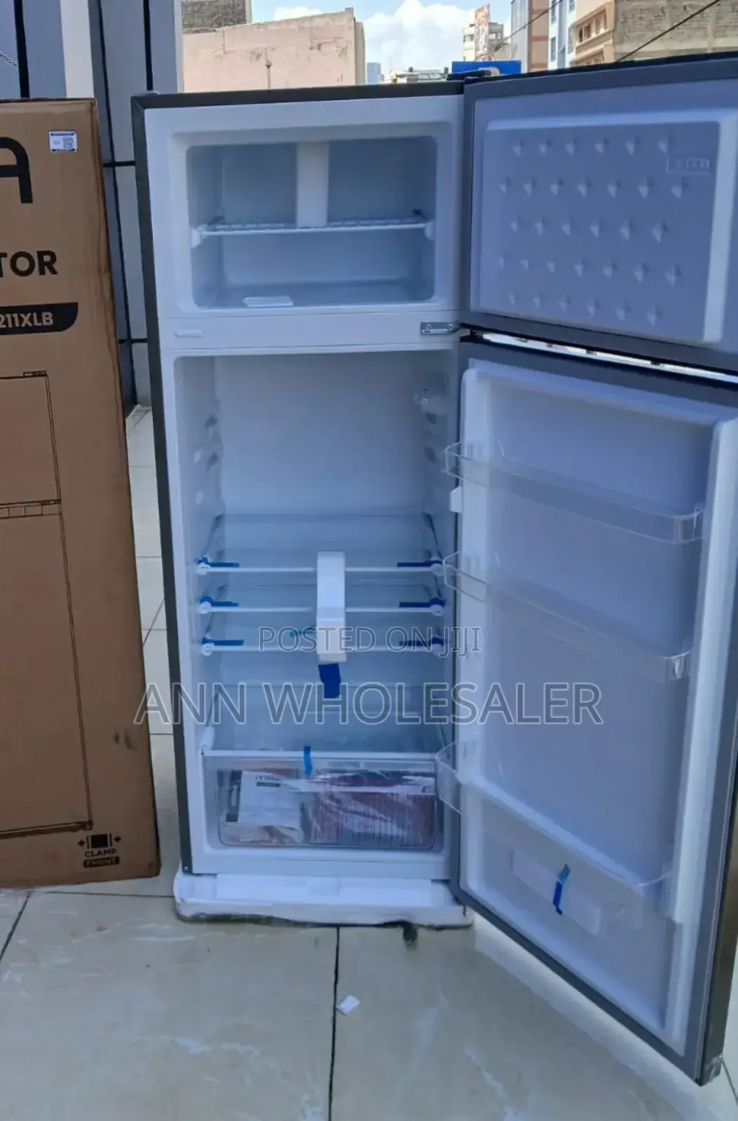 Mika 211litres Double Door Fridge MRDCD211XLB