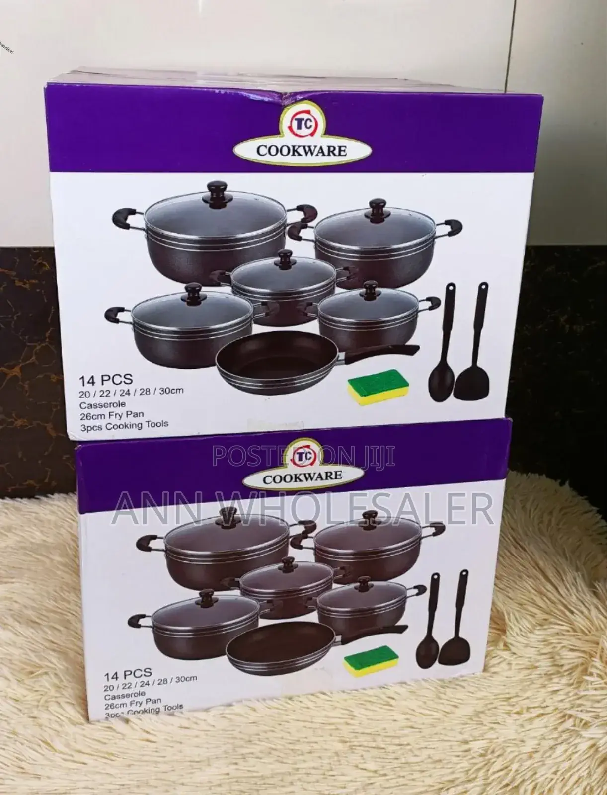 14 PCS Cooking Pots -Tc Sufuria