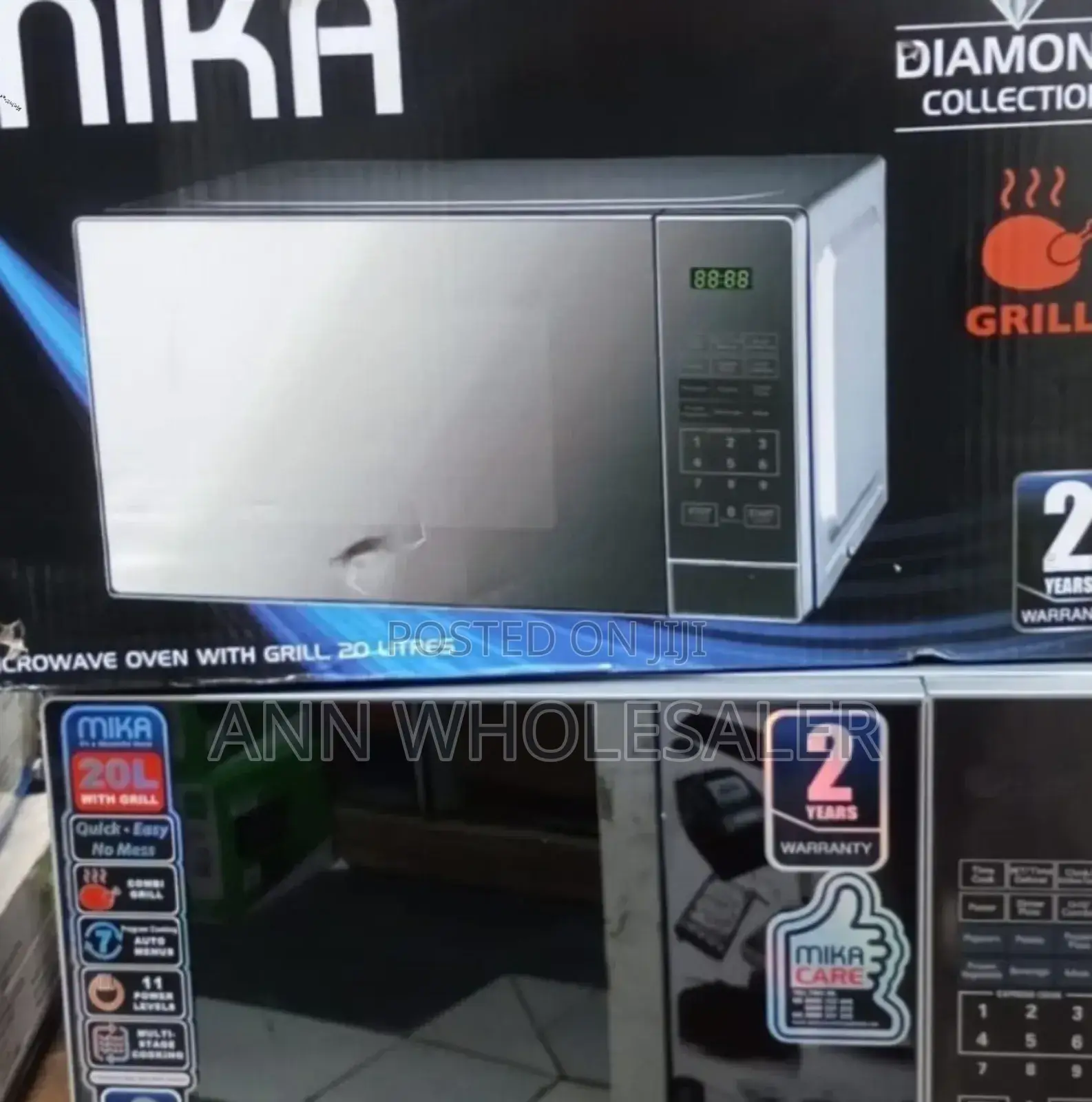 Good Working Mika 20L Microwave With Grill GM/8