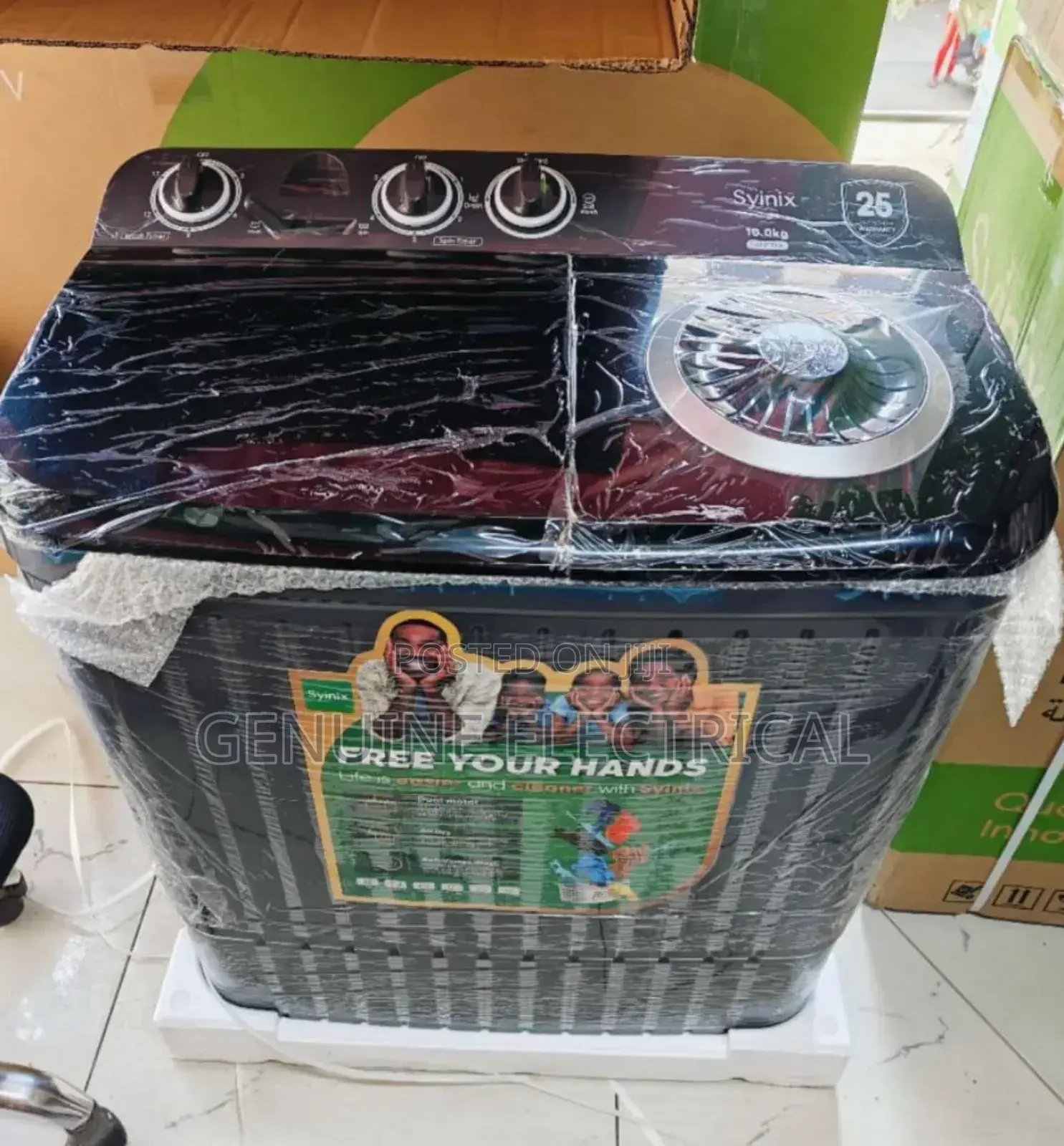 Syinix 10kgs Twin Tub Washing Machine Sn10t