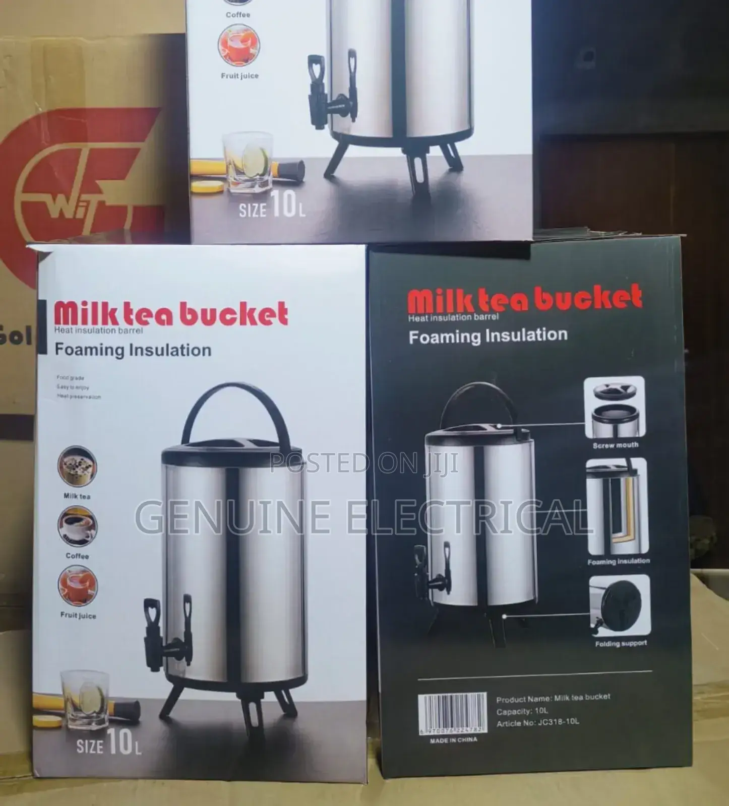 10 Litres Milk/Coffee/Tea Bucket Insulation Barrel T10